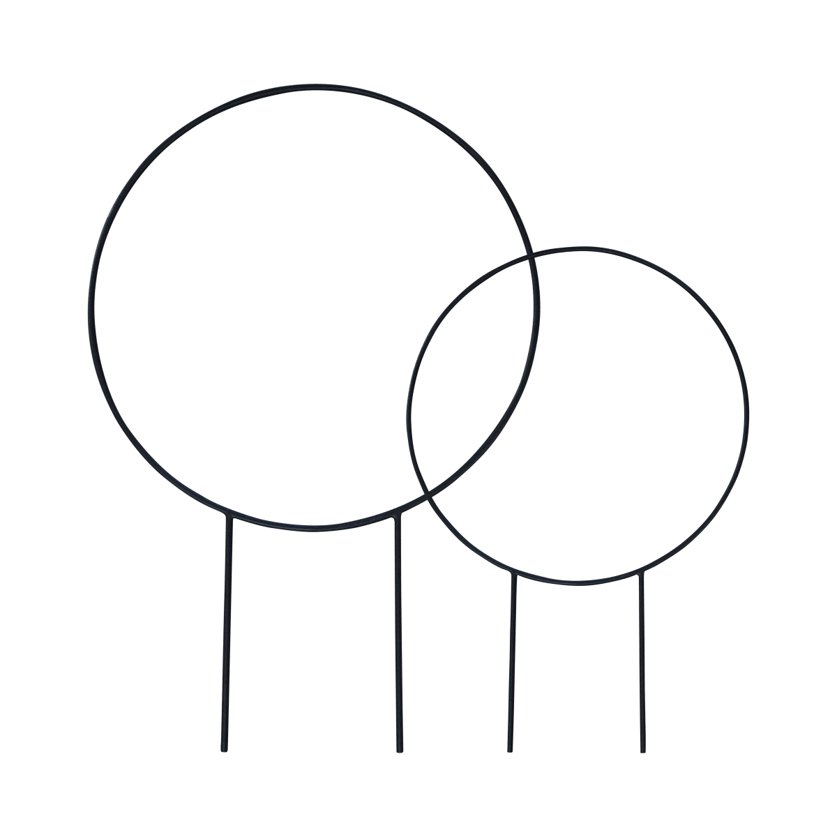 Garden Stick Circle 2-pack