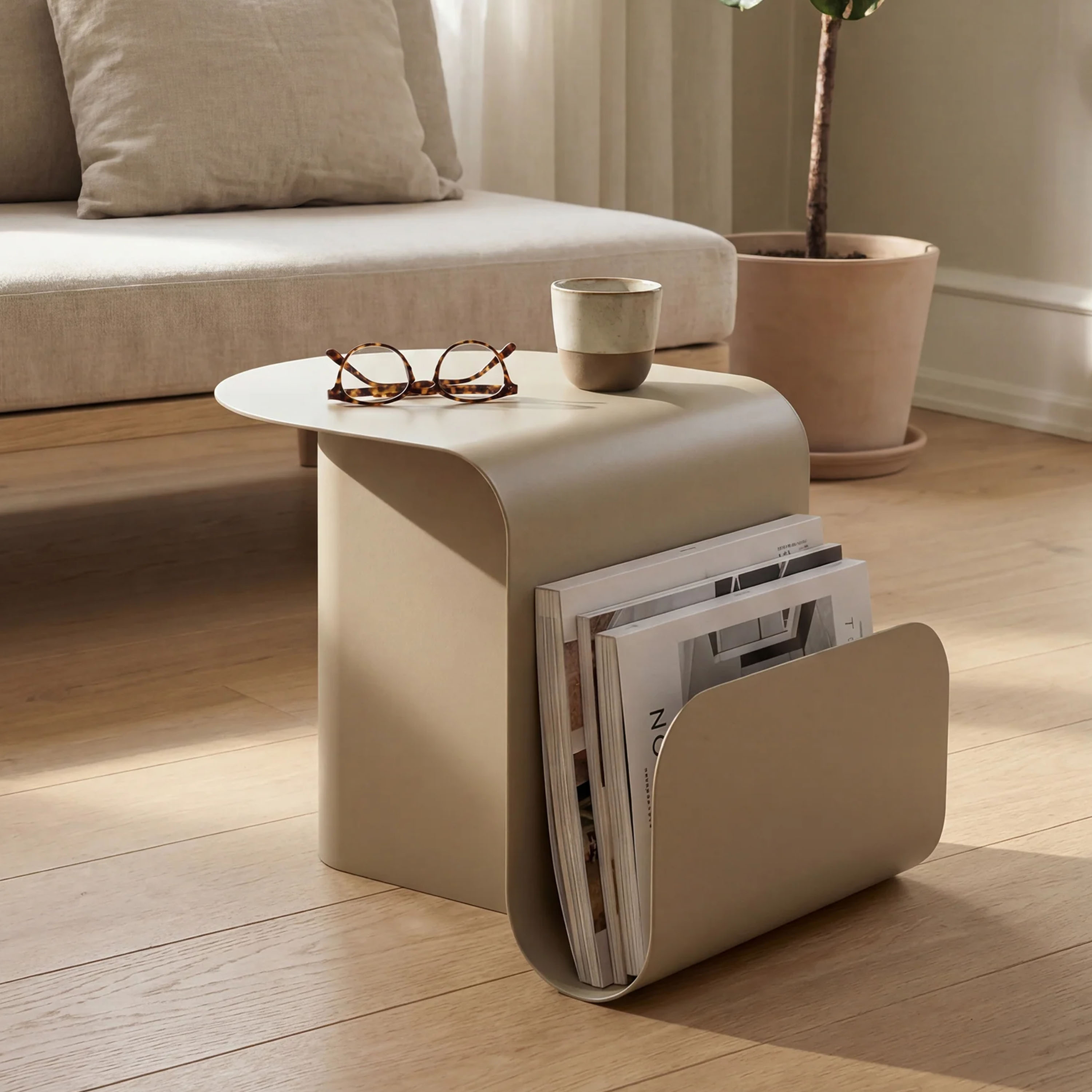 Novoform Yomu Beistelltisch Desert Sand 38x50
