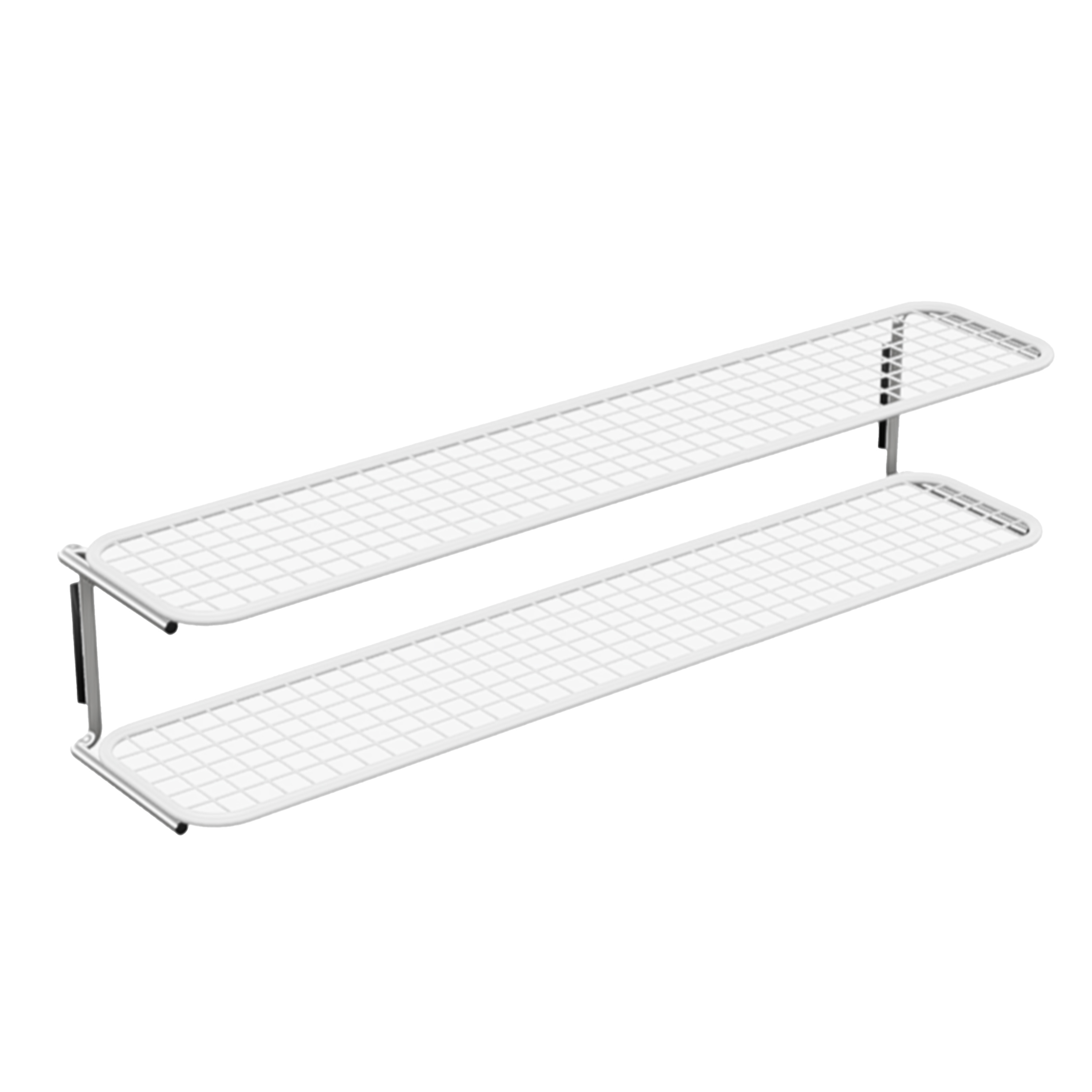 Classic Skohylla Dubbel Vit/Krom 120cm