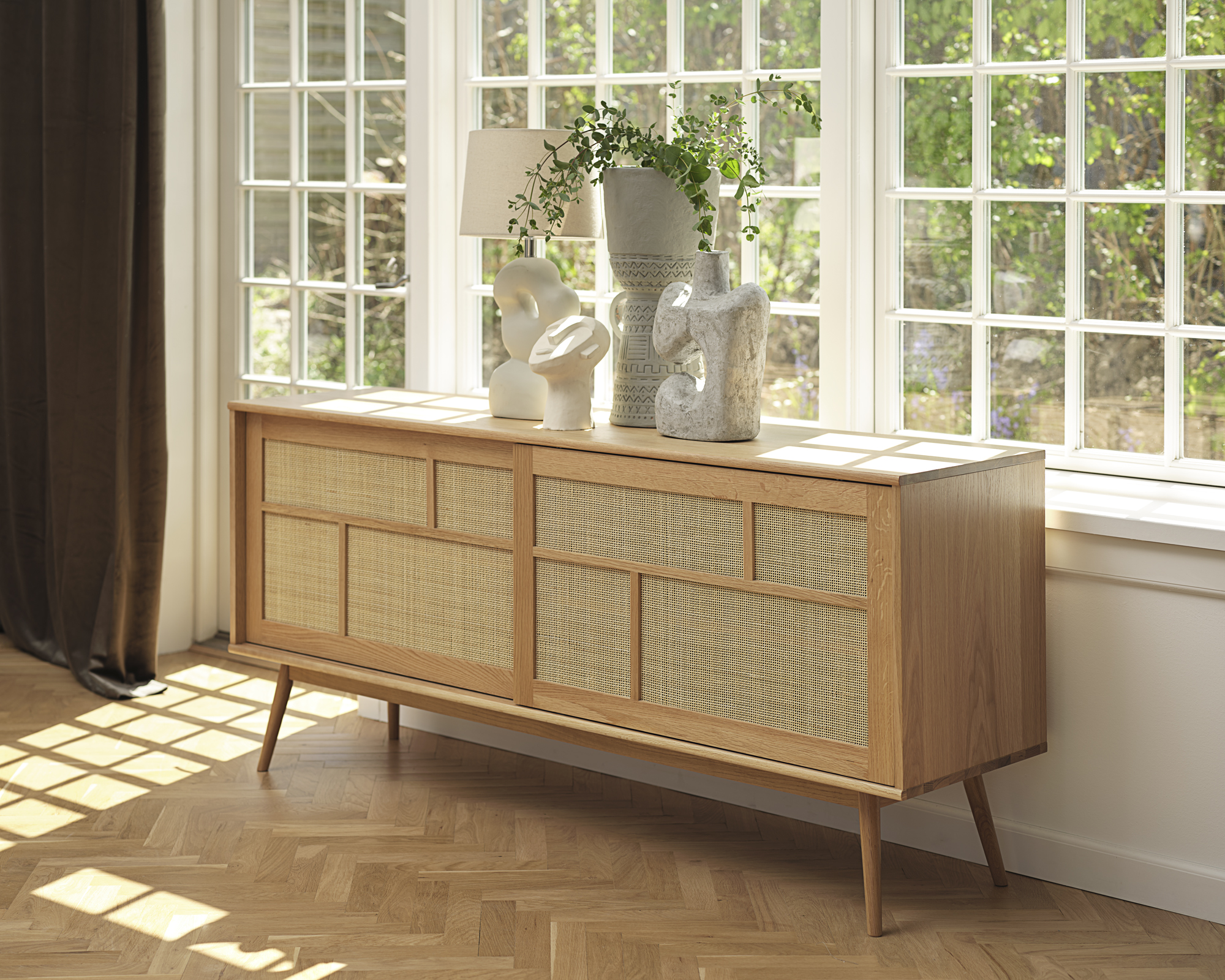Nordic Home Sofia Sideboard Natural Oak 180cm