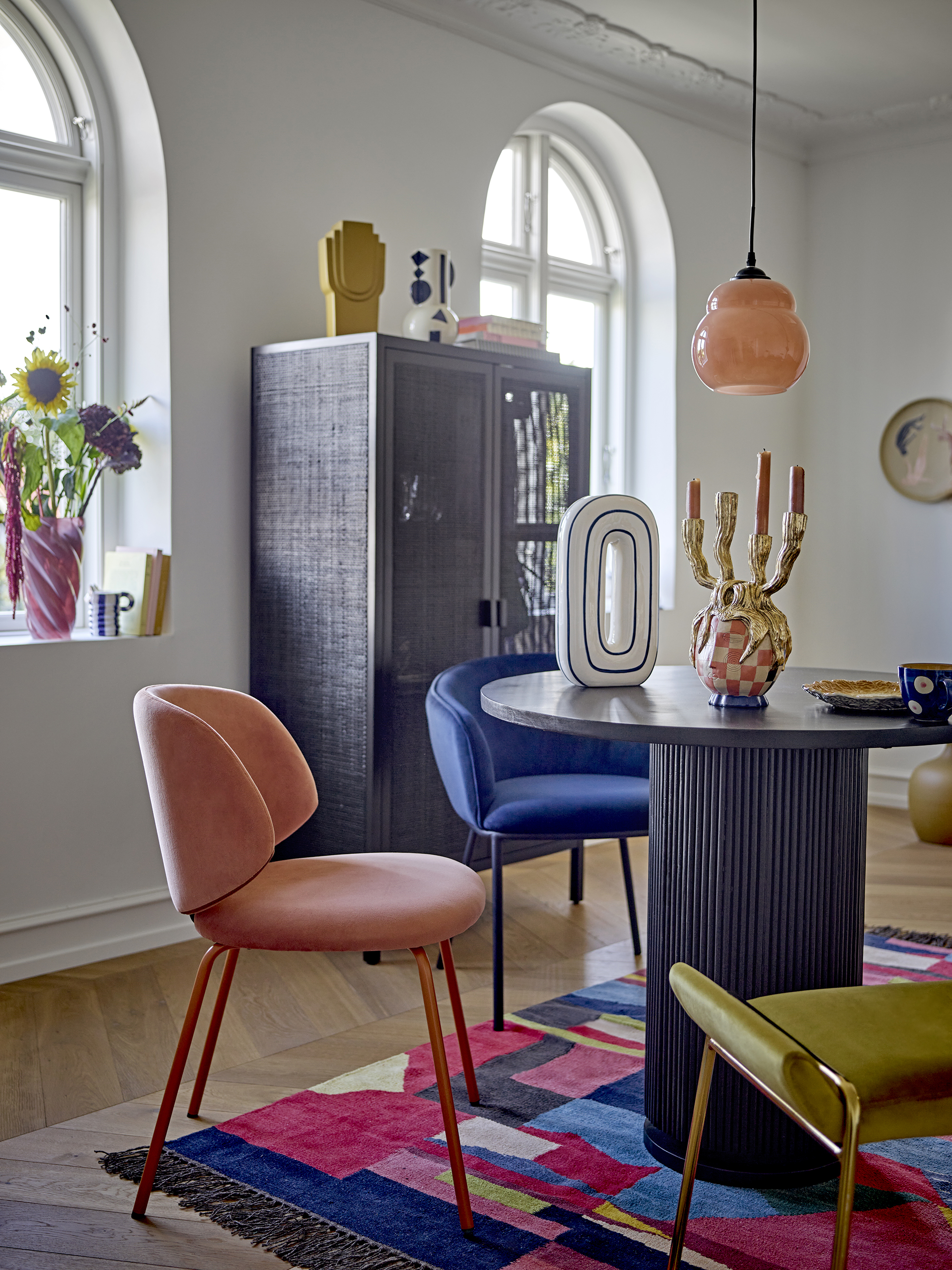 Bloomingville Marikka Schrank Schwarz 150cm