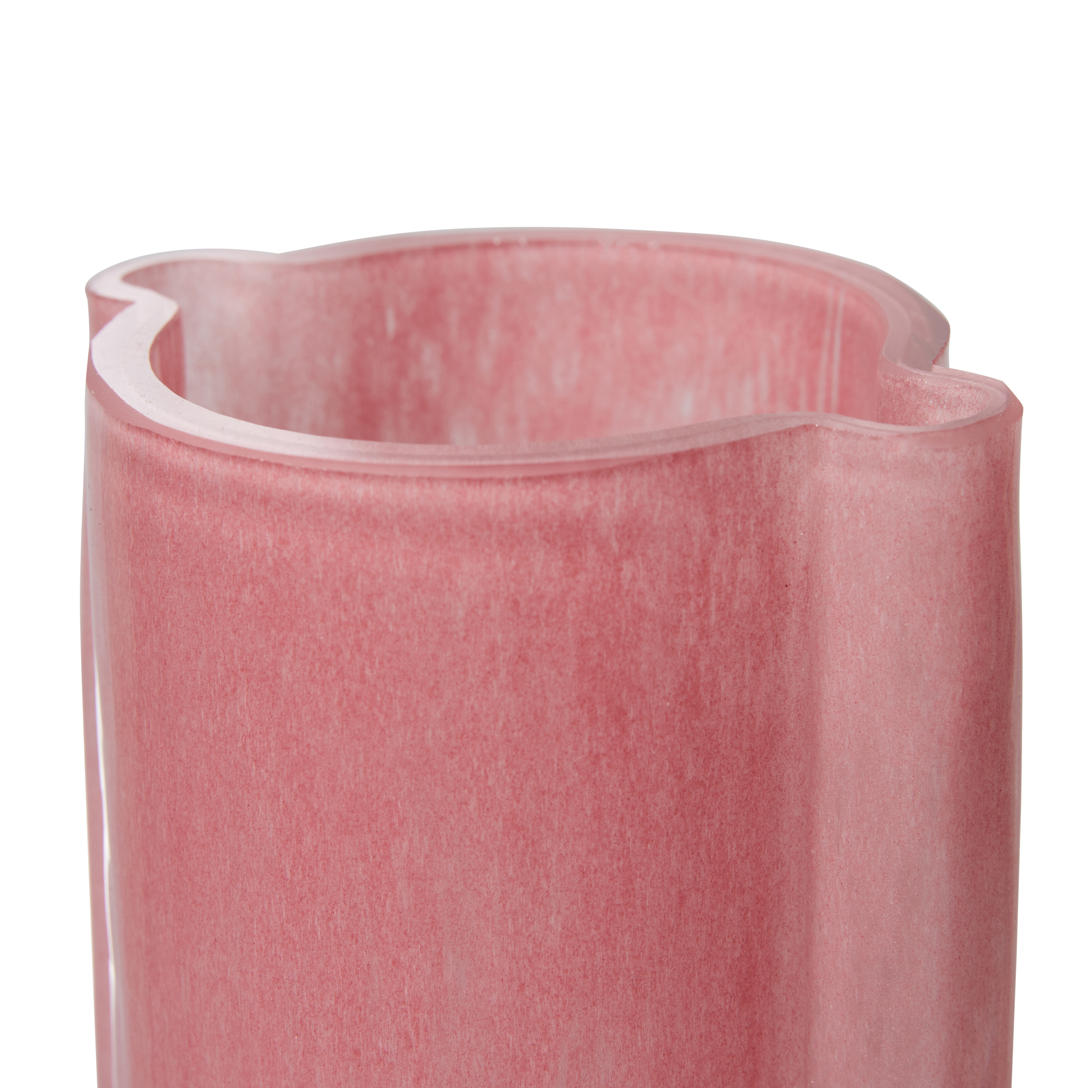 HKliving Glass Vas Flamingo Pink