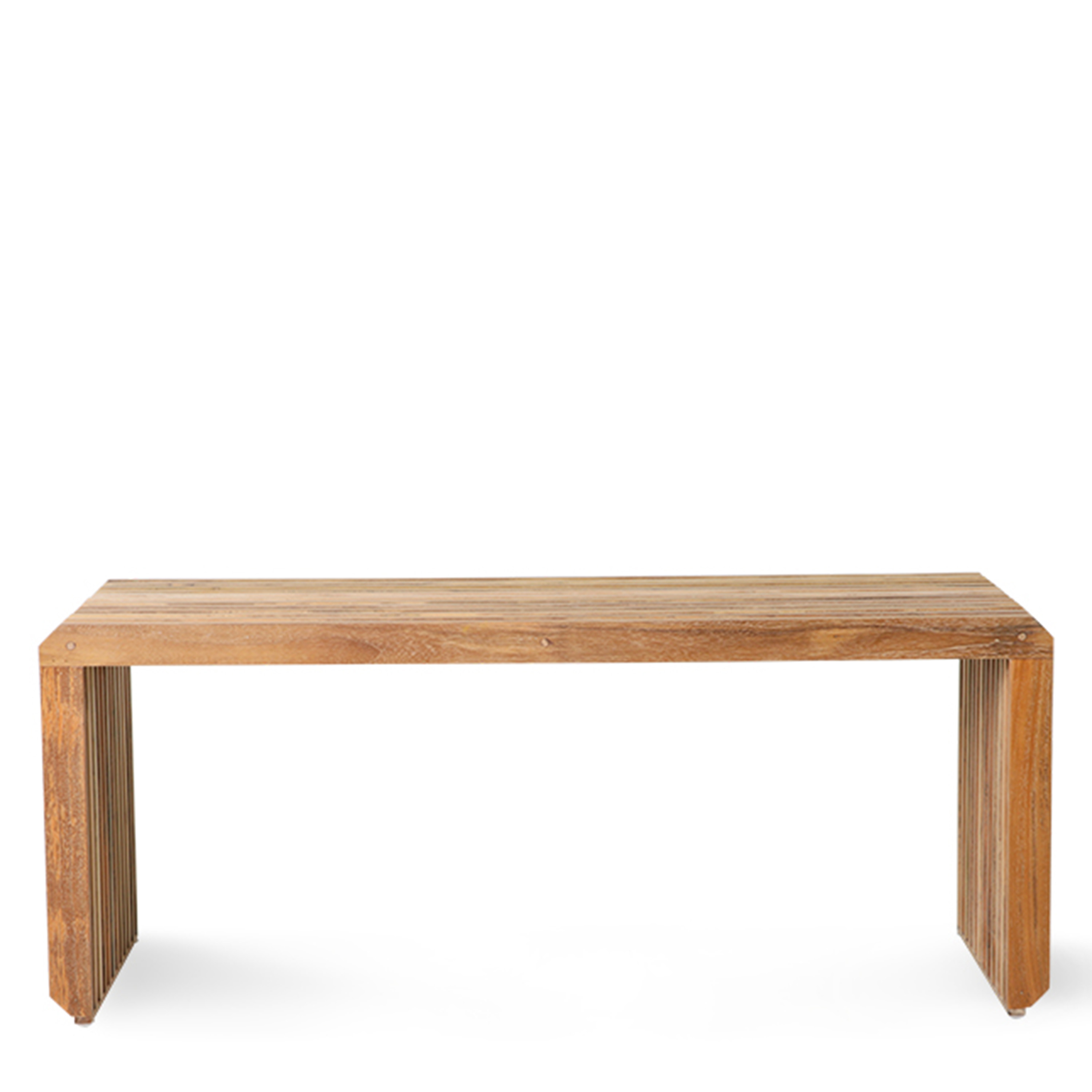 HKliving Slatted Benk Teak 96cm