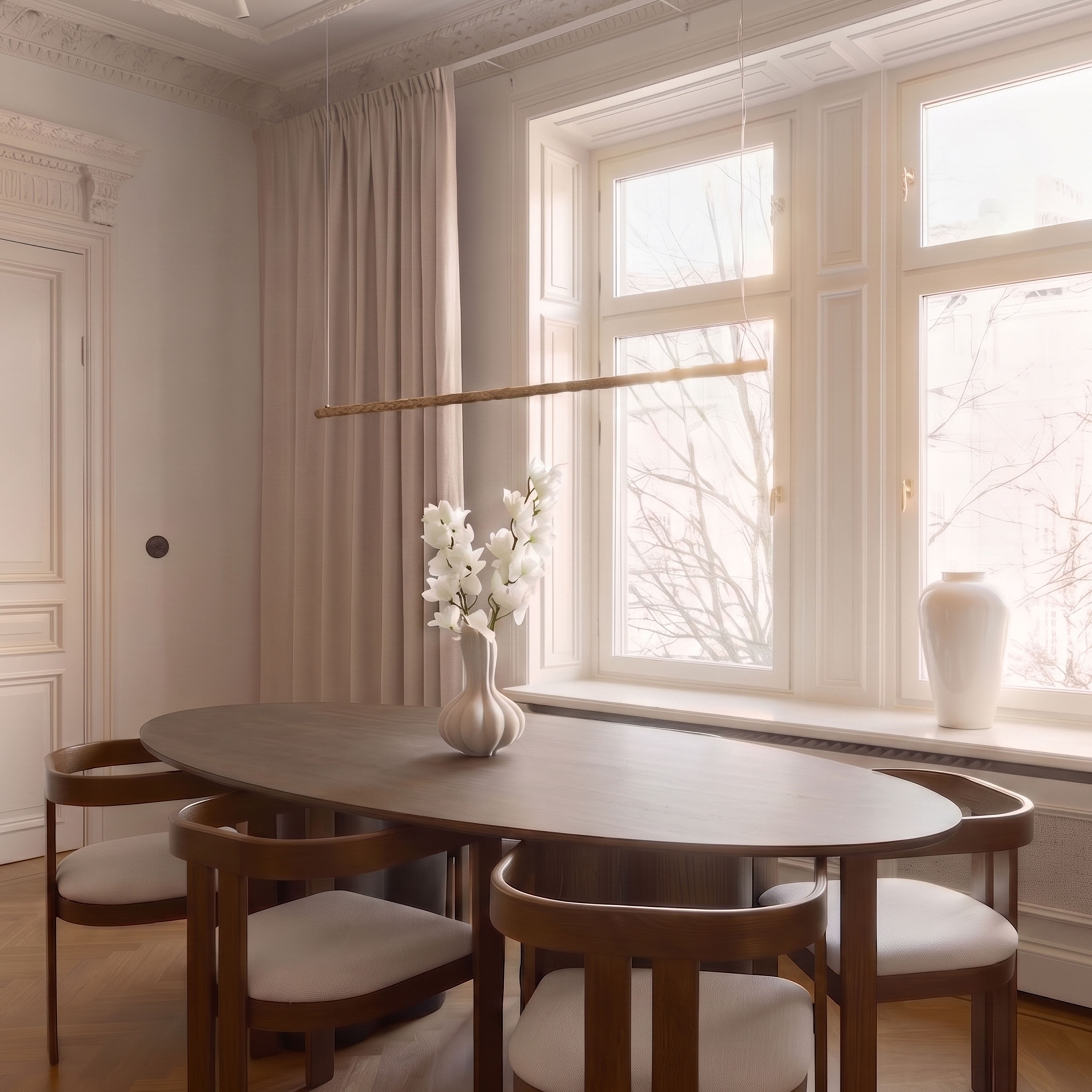 Sleepo Collection Laura Matbord Brunbetsad Ek 240cm