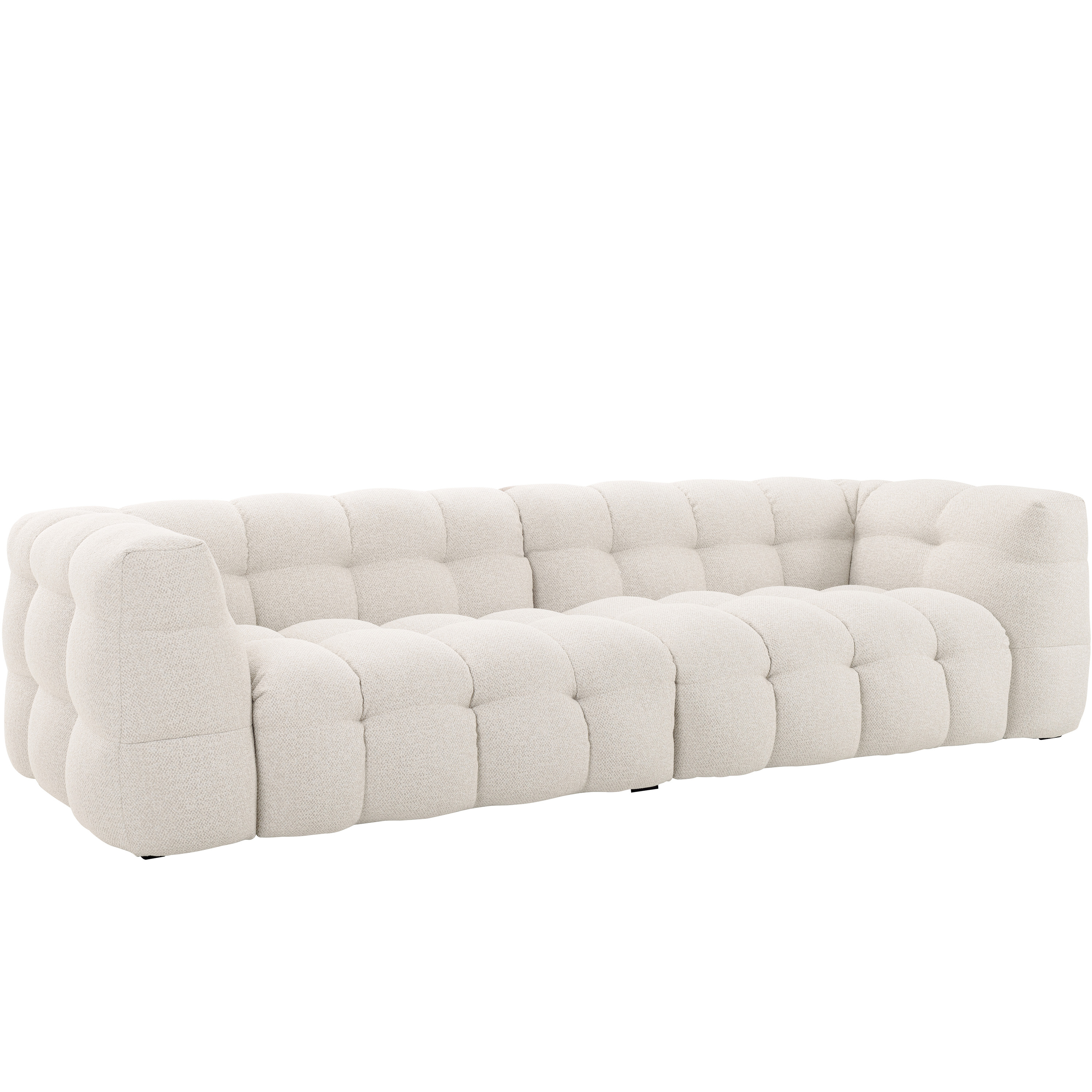 Sleepo Collection Billie 4-Seters Sofa Ivory Bouclé
