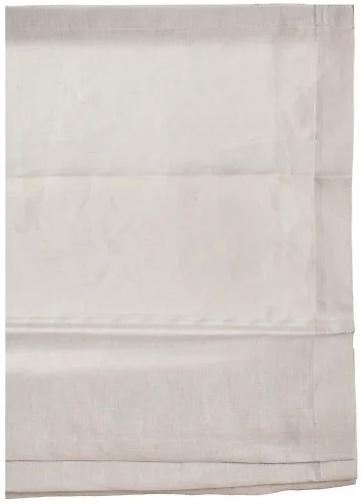 Himla - Sunday Hissgardin Linne Chalk 120cm - Vit