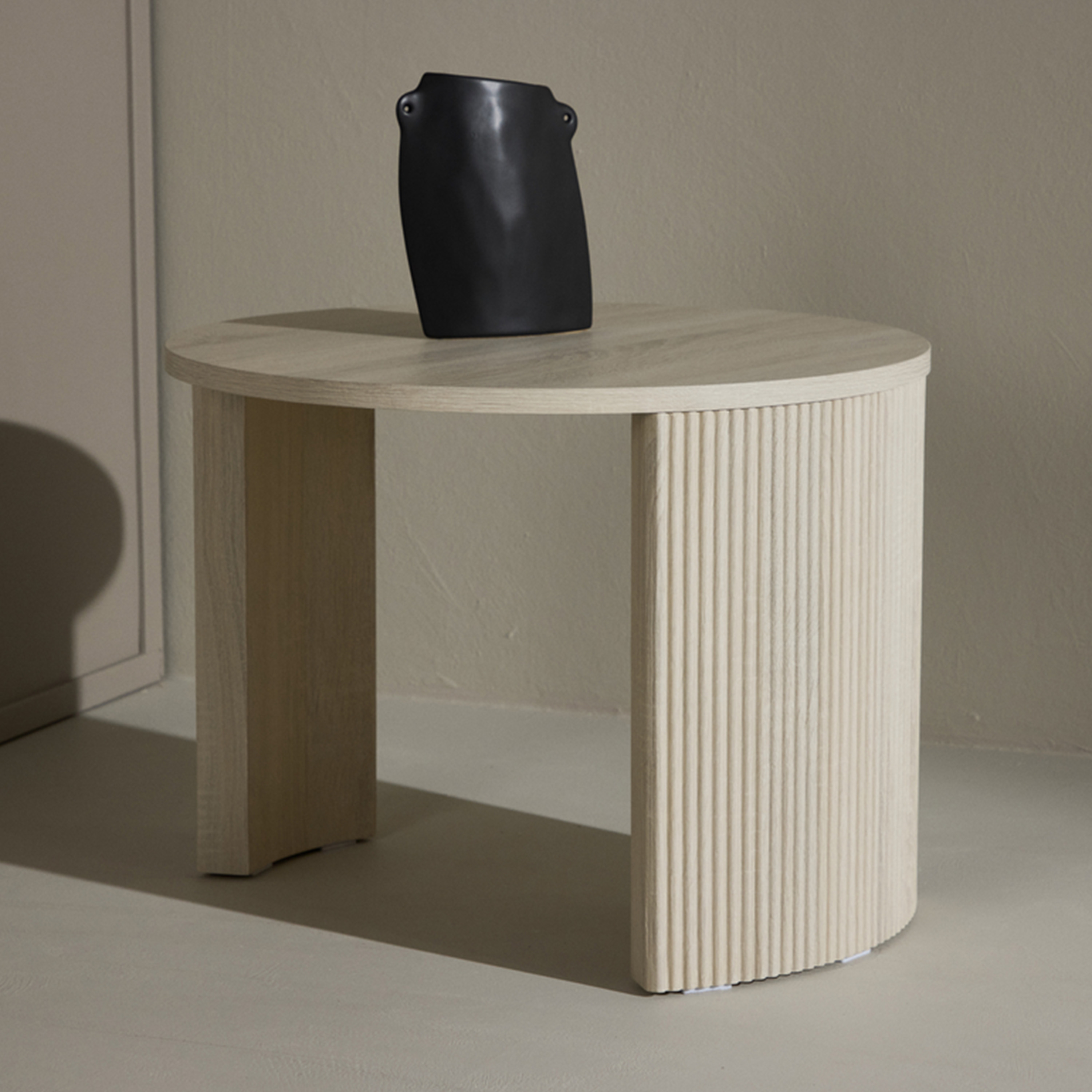 Venture Home Bristol Soffbord Vitpigmenterad Ø60