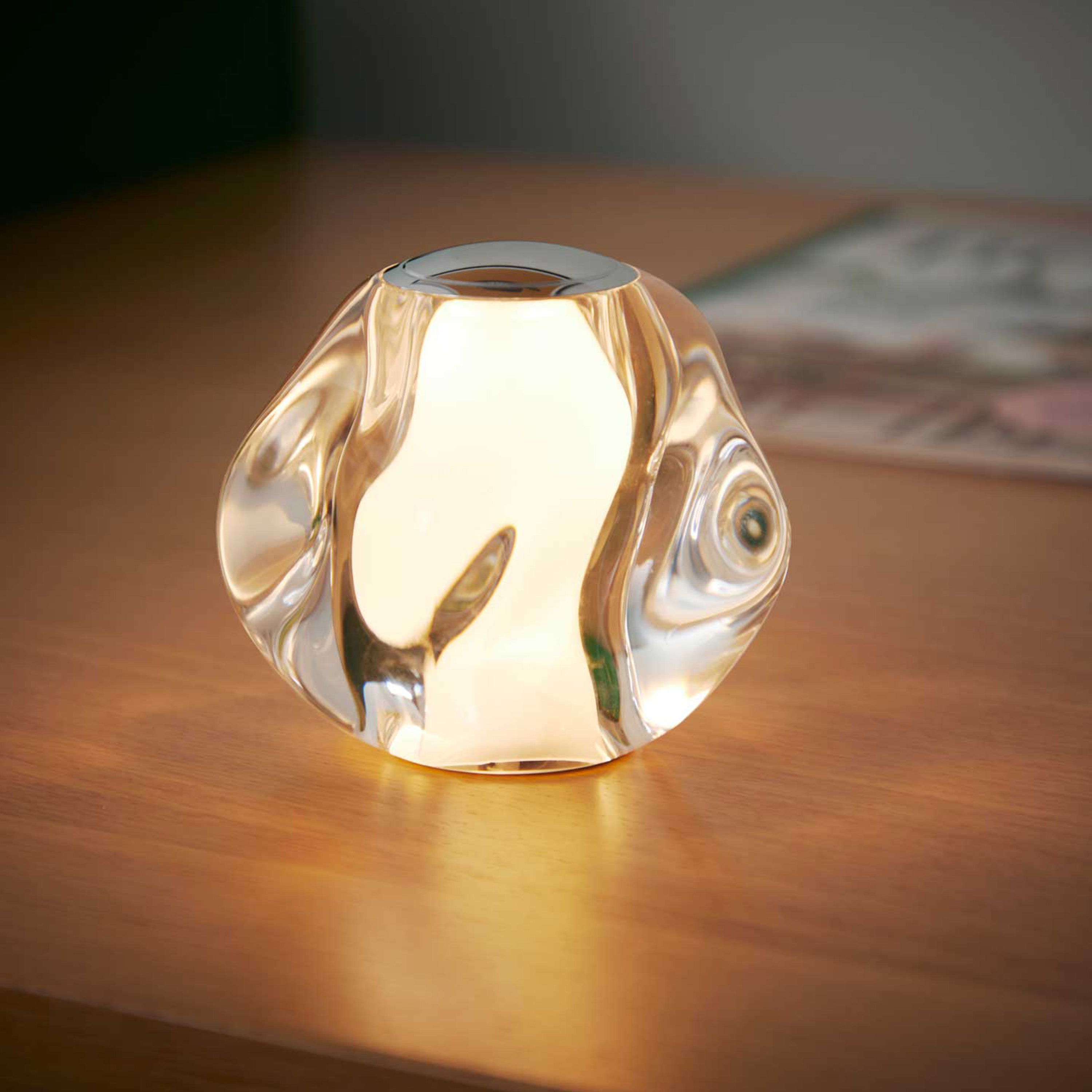 LOOM Design Ice Ball Portabel Bordlampe Chrome