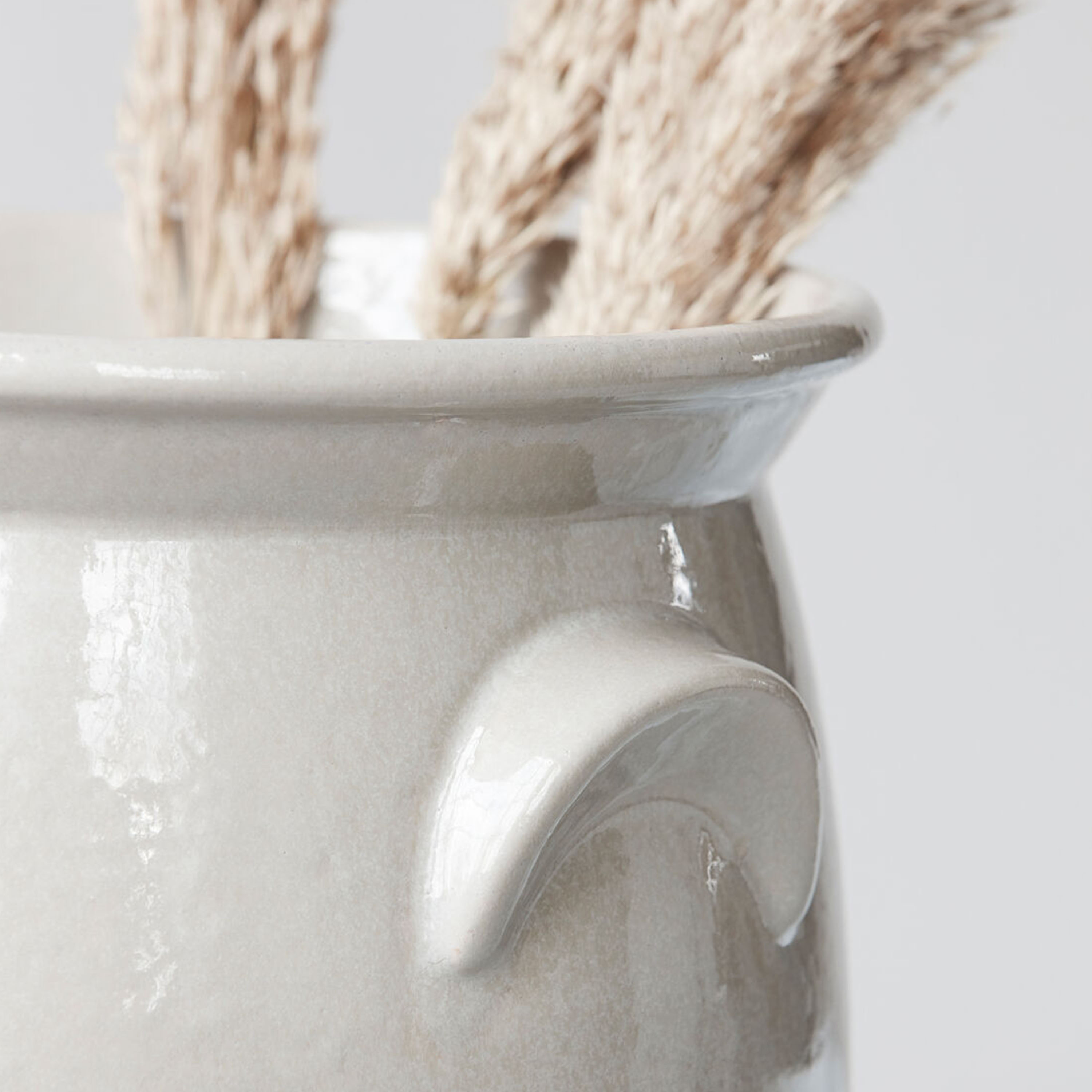 Meraki Burk Vase Shellish Grey Large