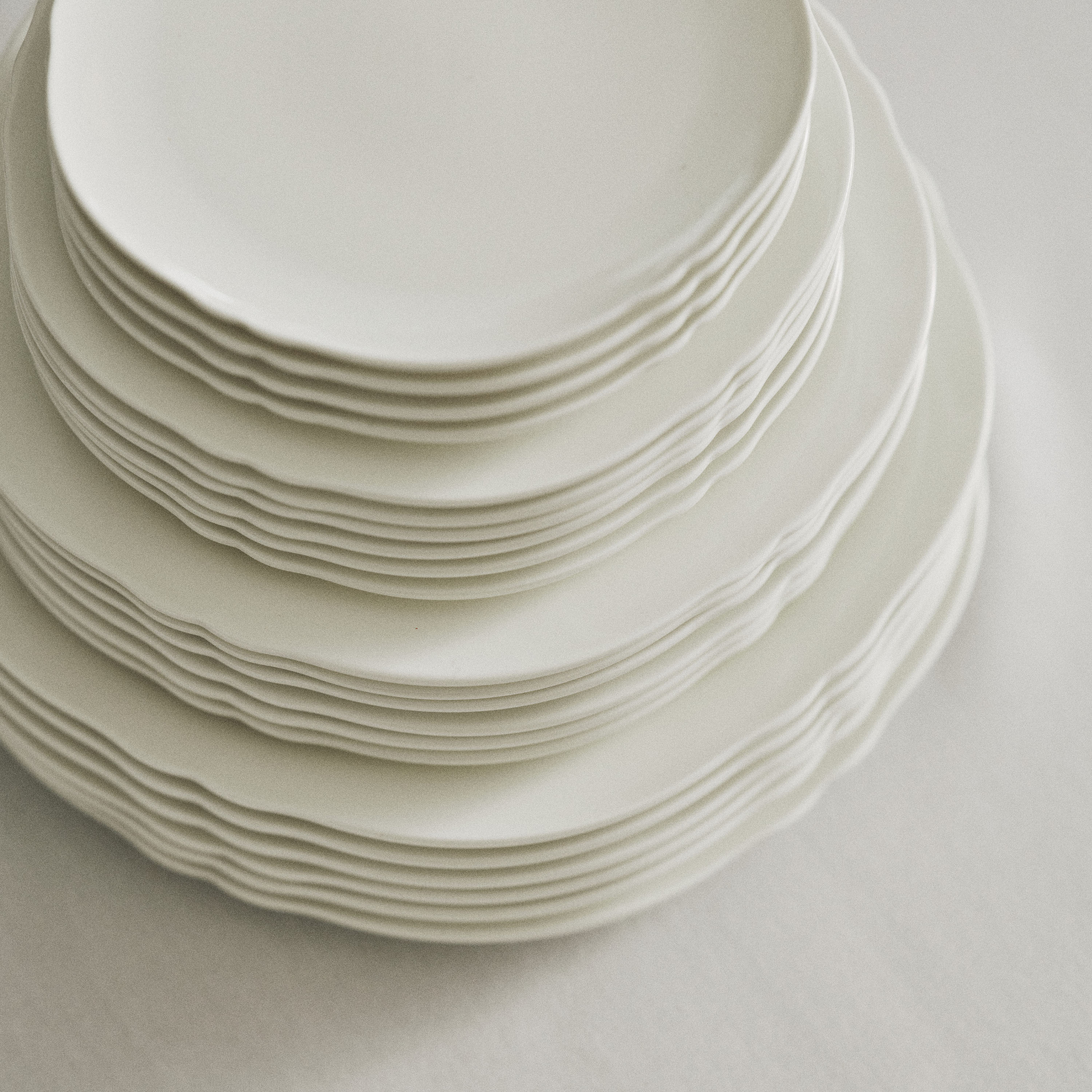 Serax Silhouette Tallrik White Ø24 4-pack