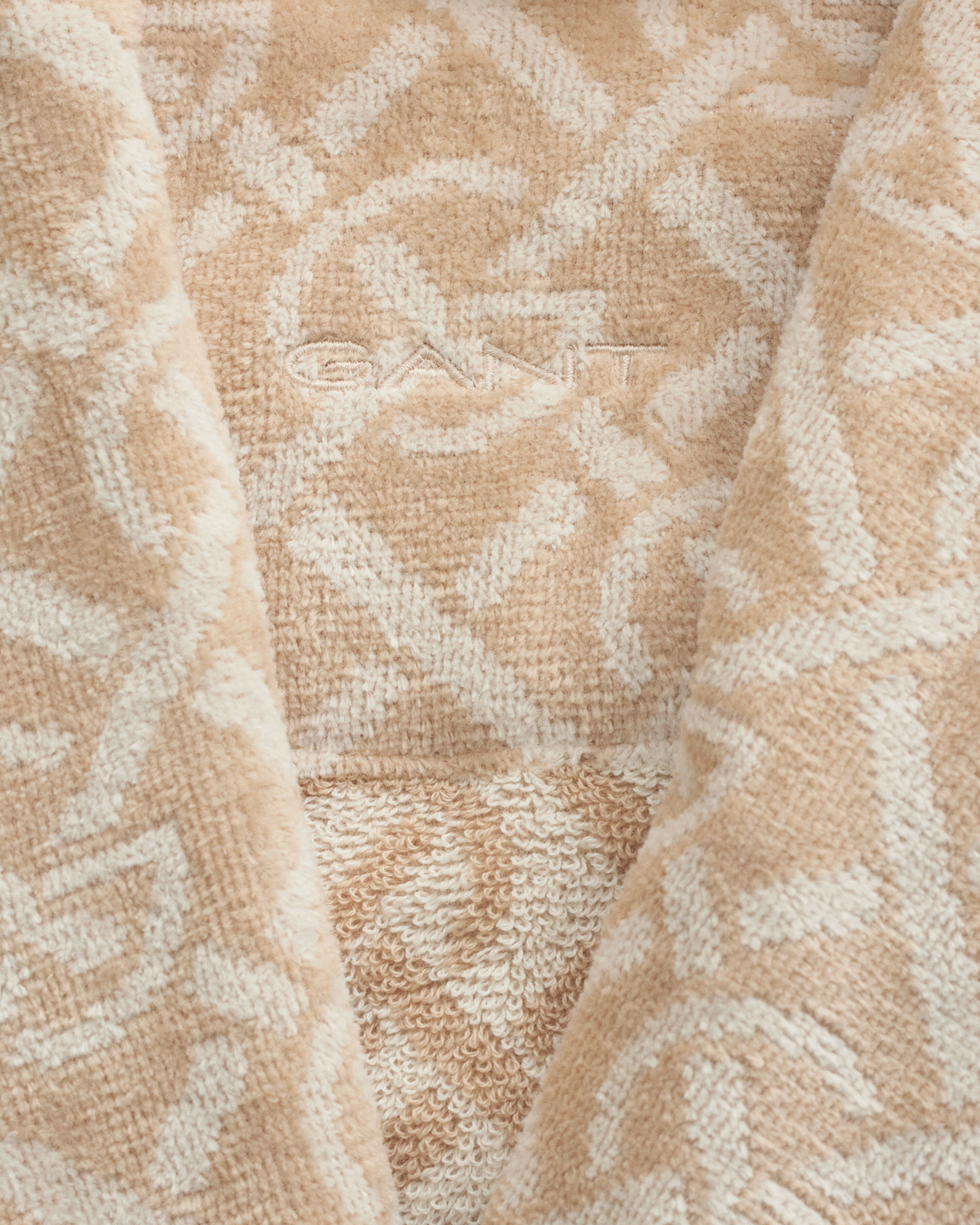 GANT Home G-Pattern Morgenkåpe Dry Sand S