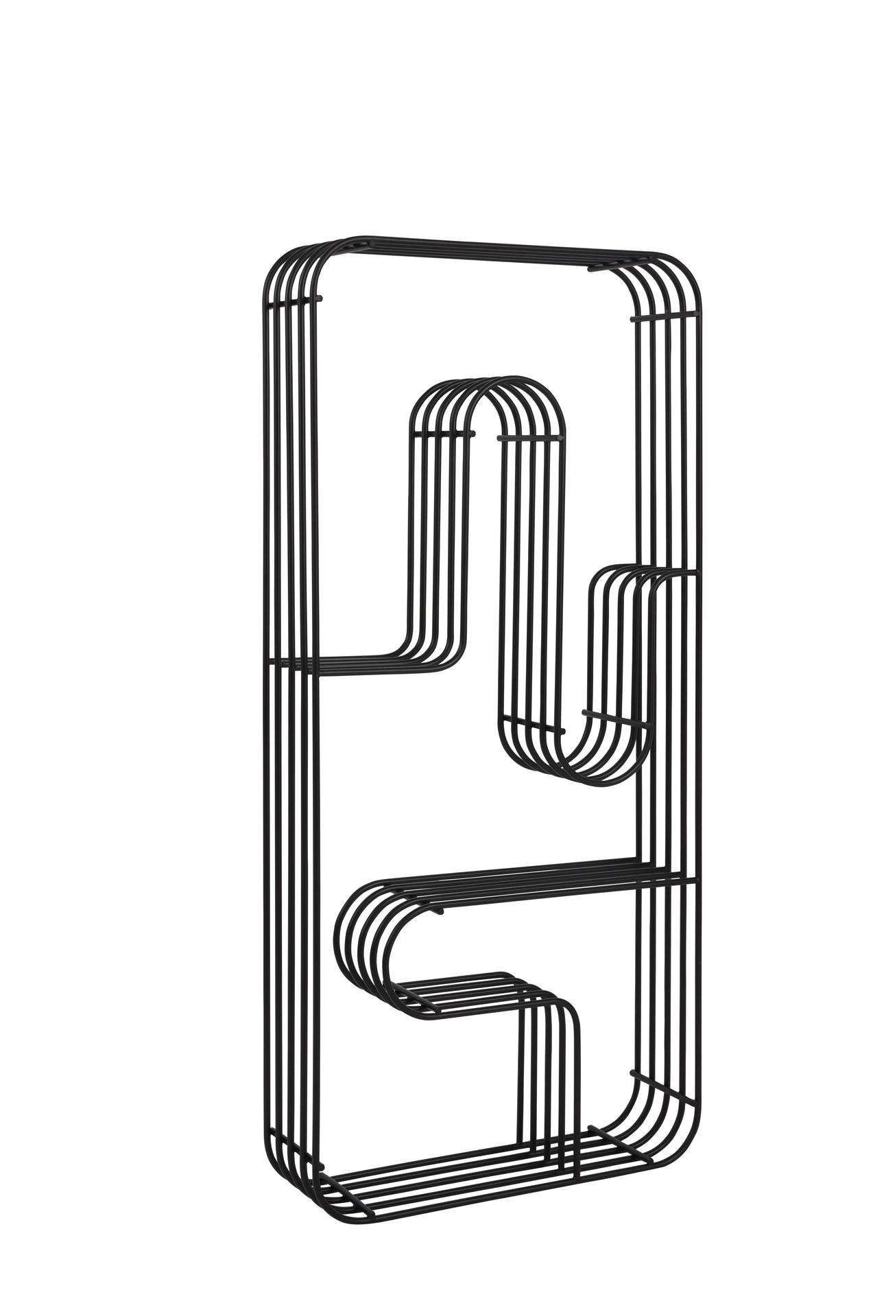 AYTM - Curva Display Rectangular Wandregal Schwarz