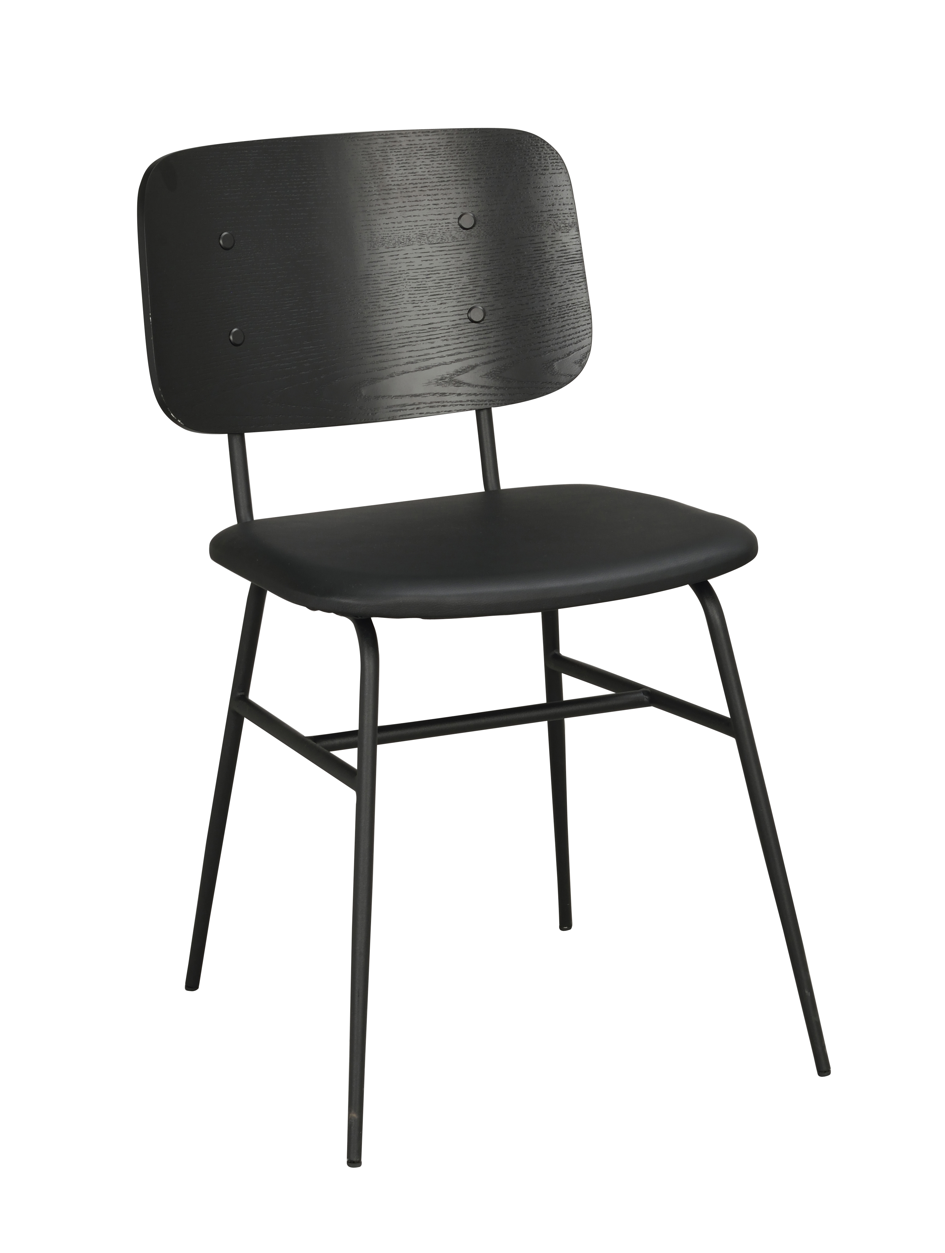 Rowico Home Brent Matstol Konstläder Svart