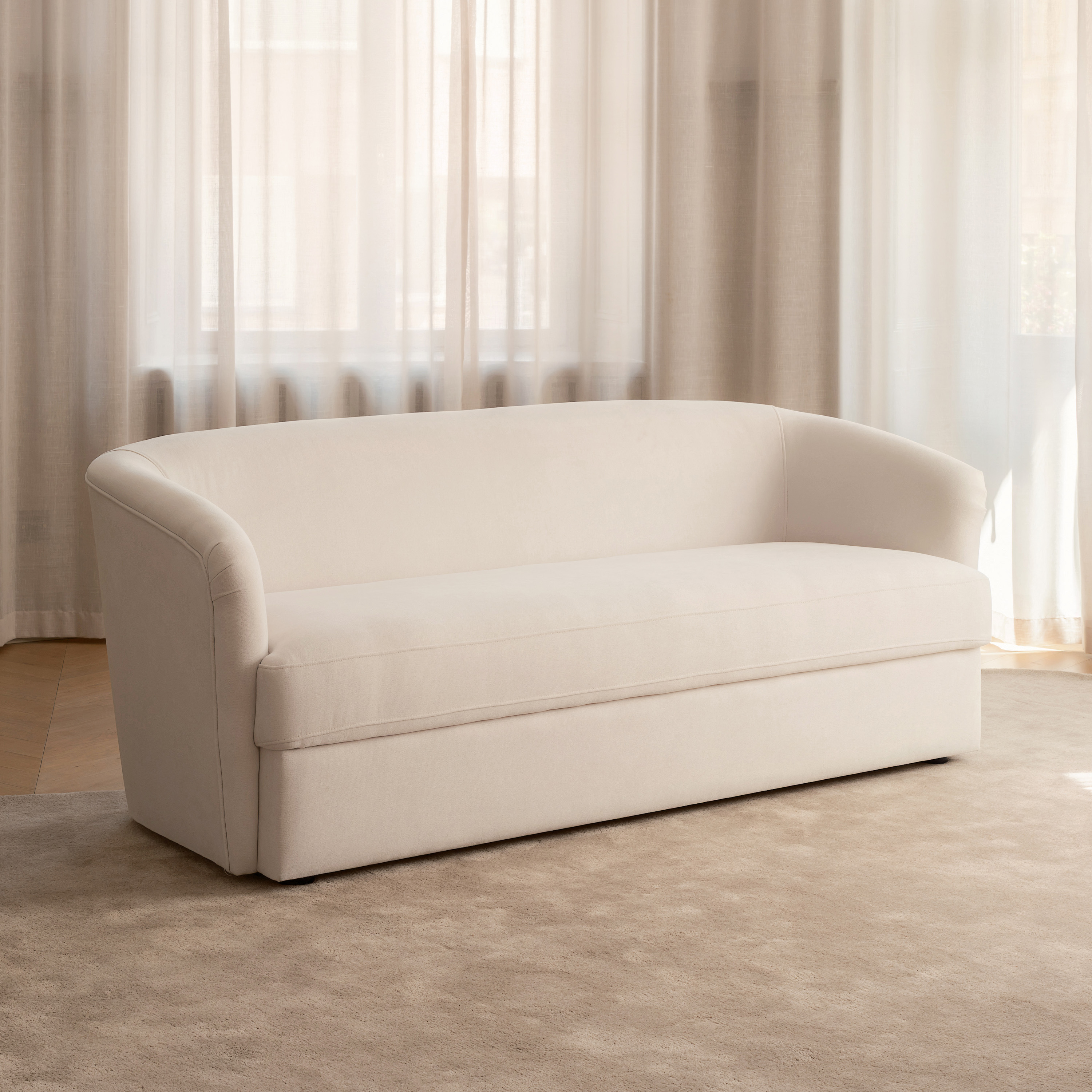 Sleepo Collection Lilo 2-sits Soffa Light Beige 192cm