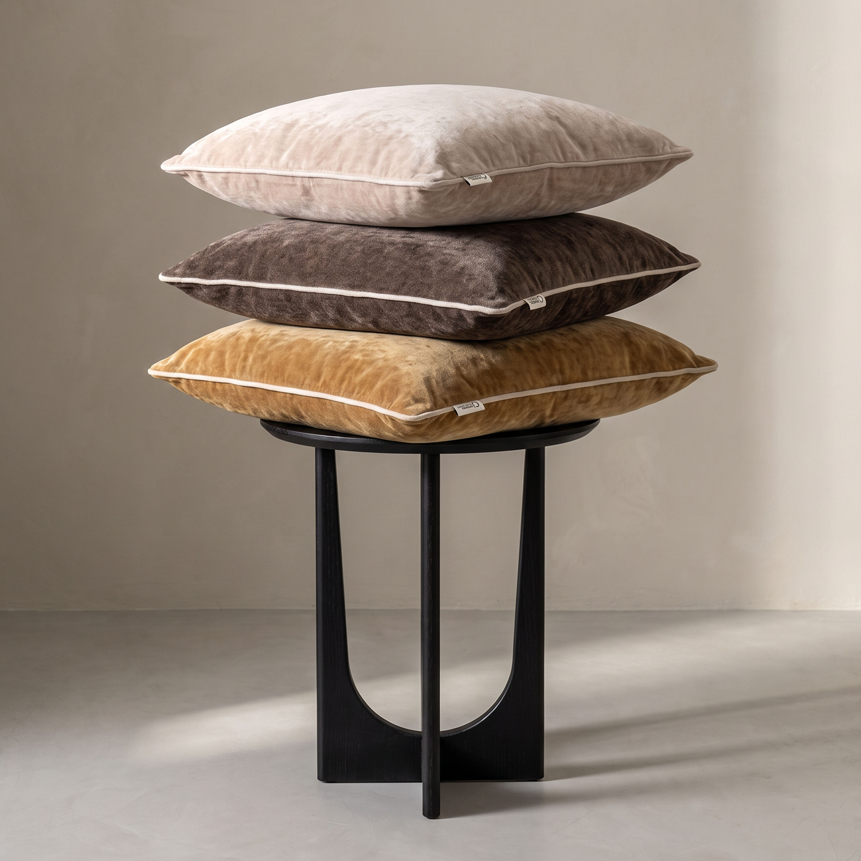 Classic Collection Velvet Stonewash Kuddfodral Gold 50x50