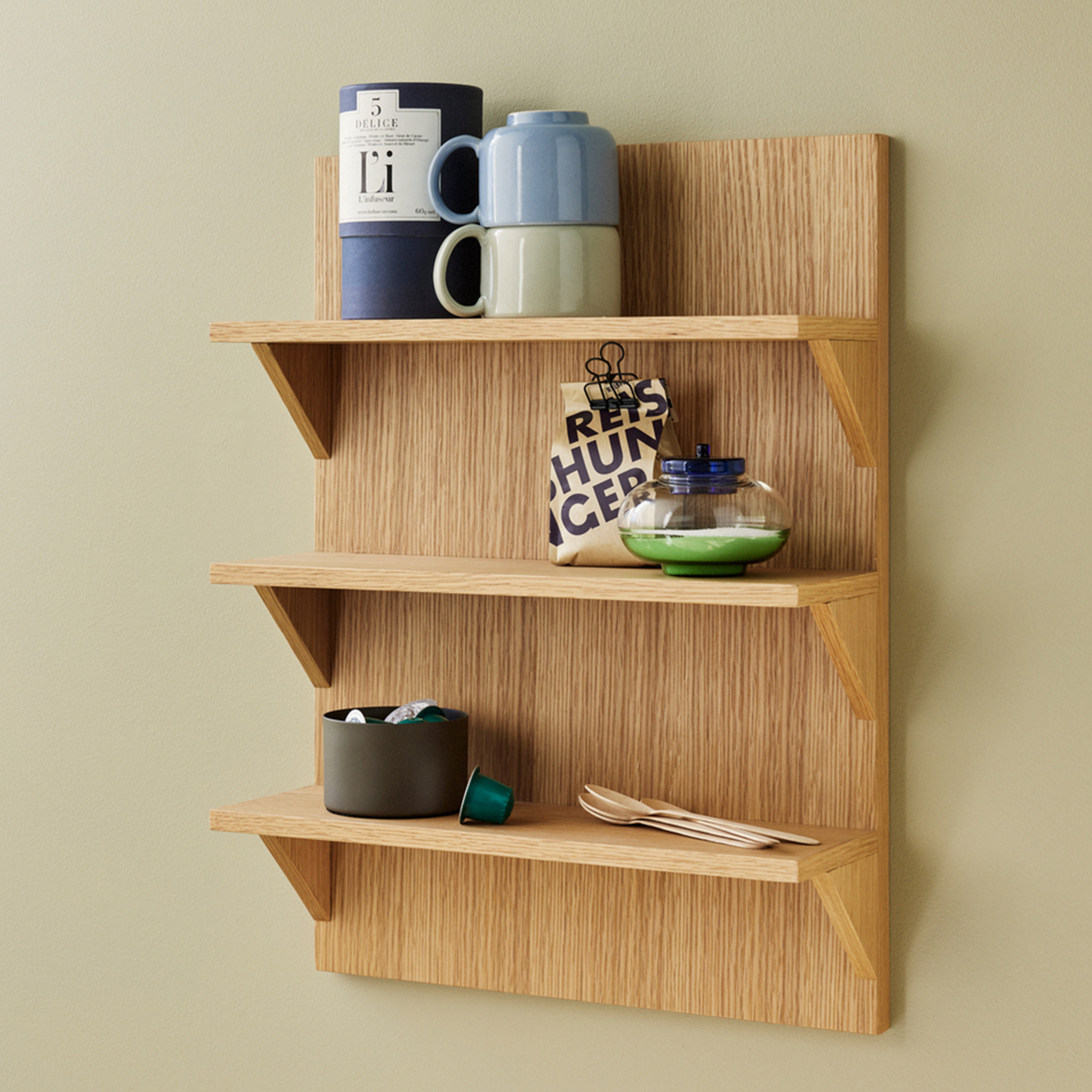 Hübsch Straight Regaleinheit Natural 40x50
