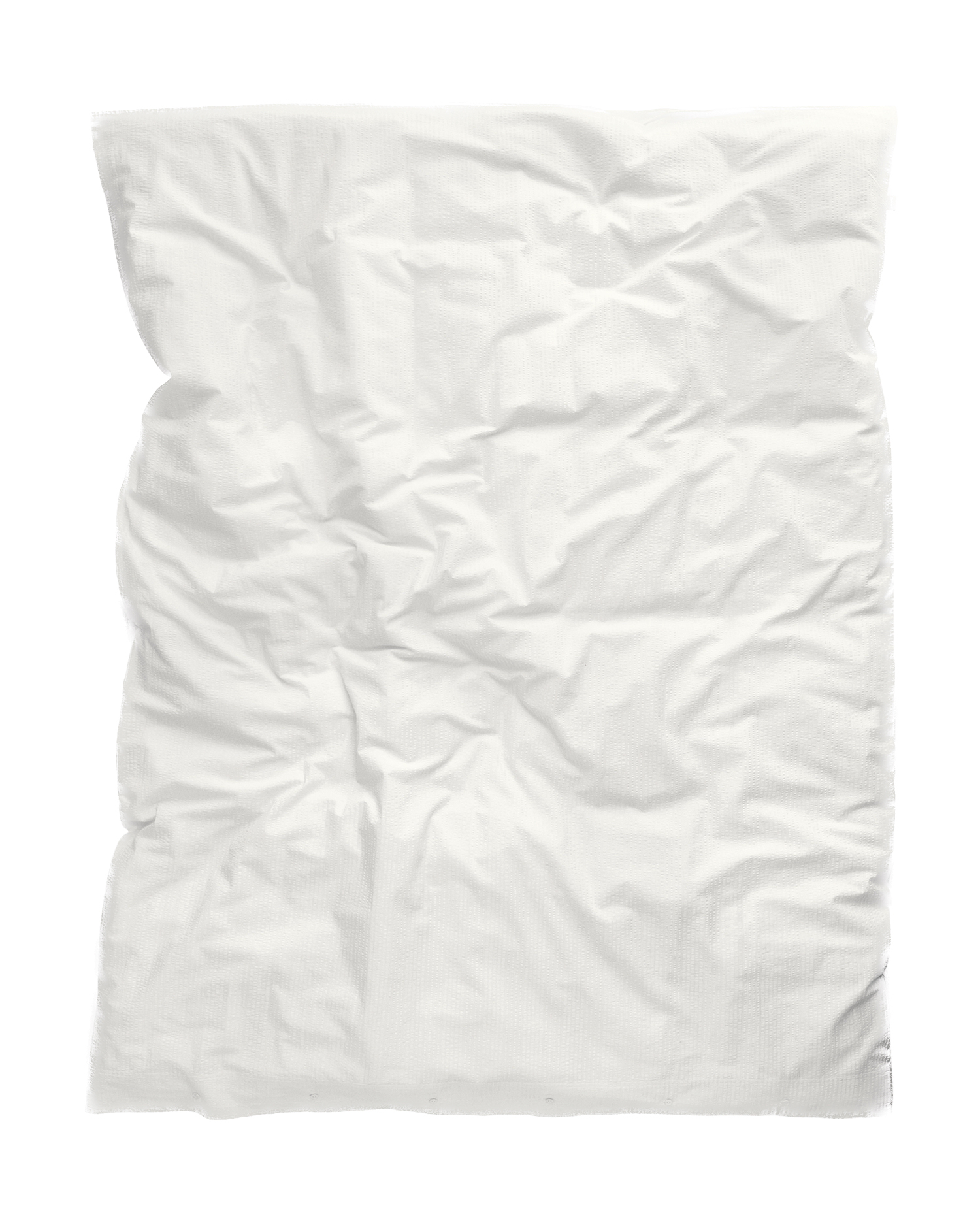 GANT Home - Seersucker Påslakan White Enkel - Vit