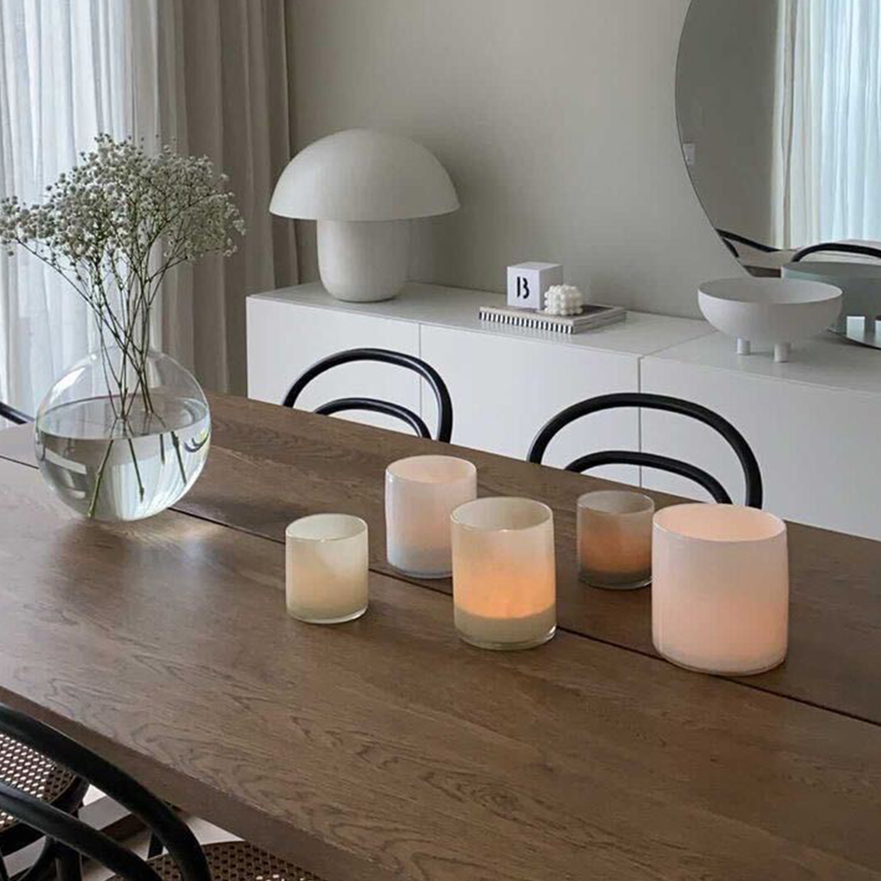 Tell me more Lyric Ljuslykta Brown 10cm