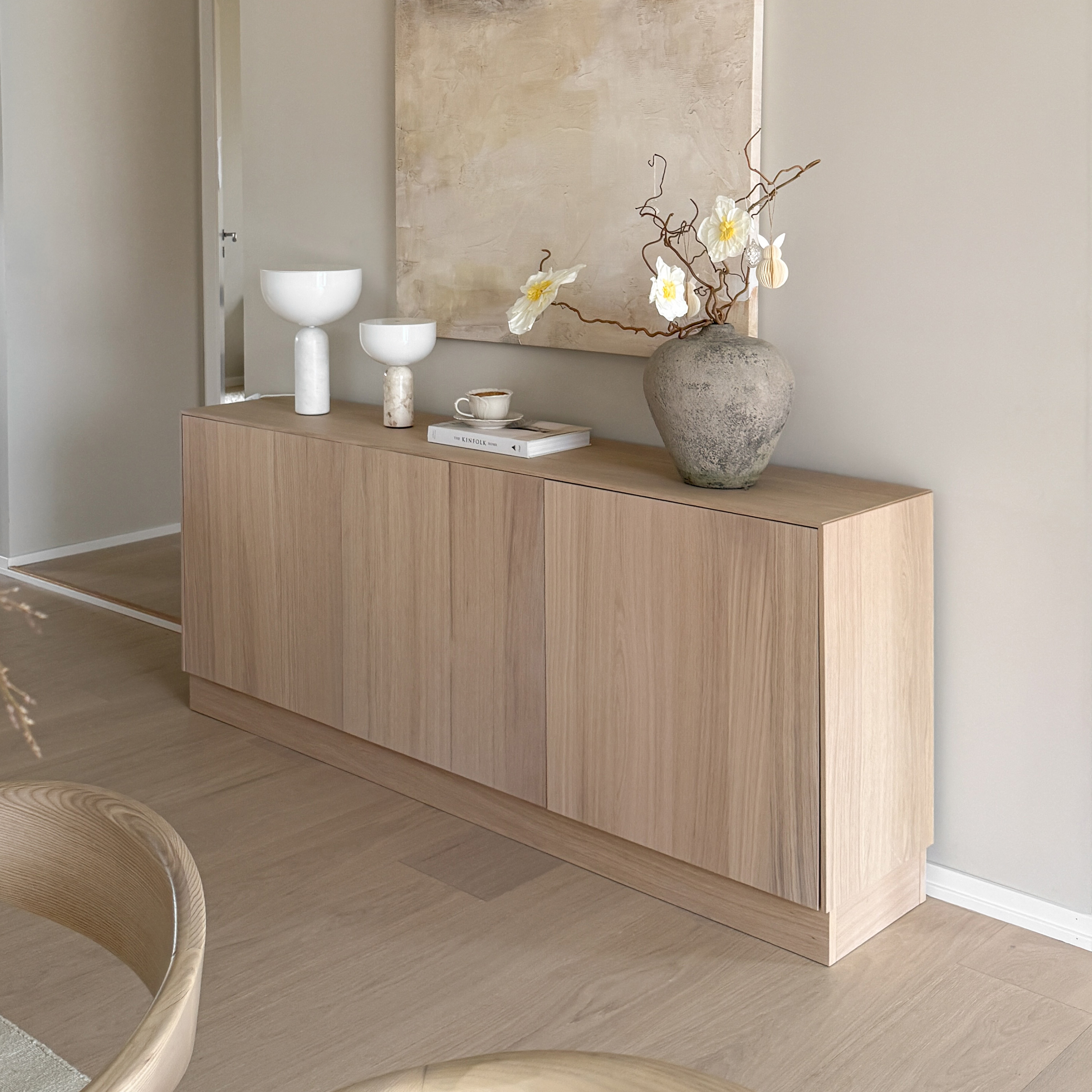 Sleepo Collection Esme Sideboard White Oiled Oak 178cm