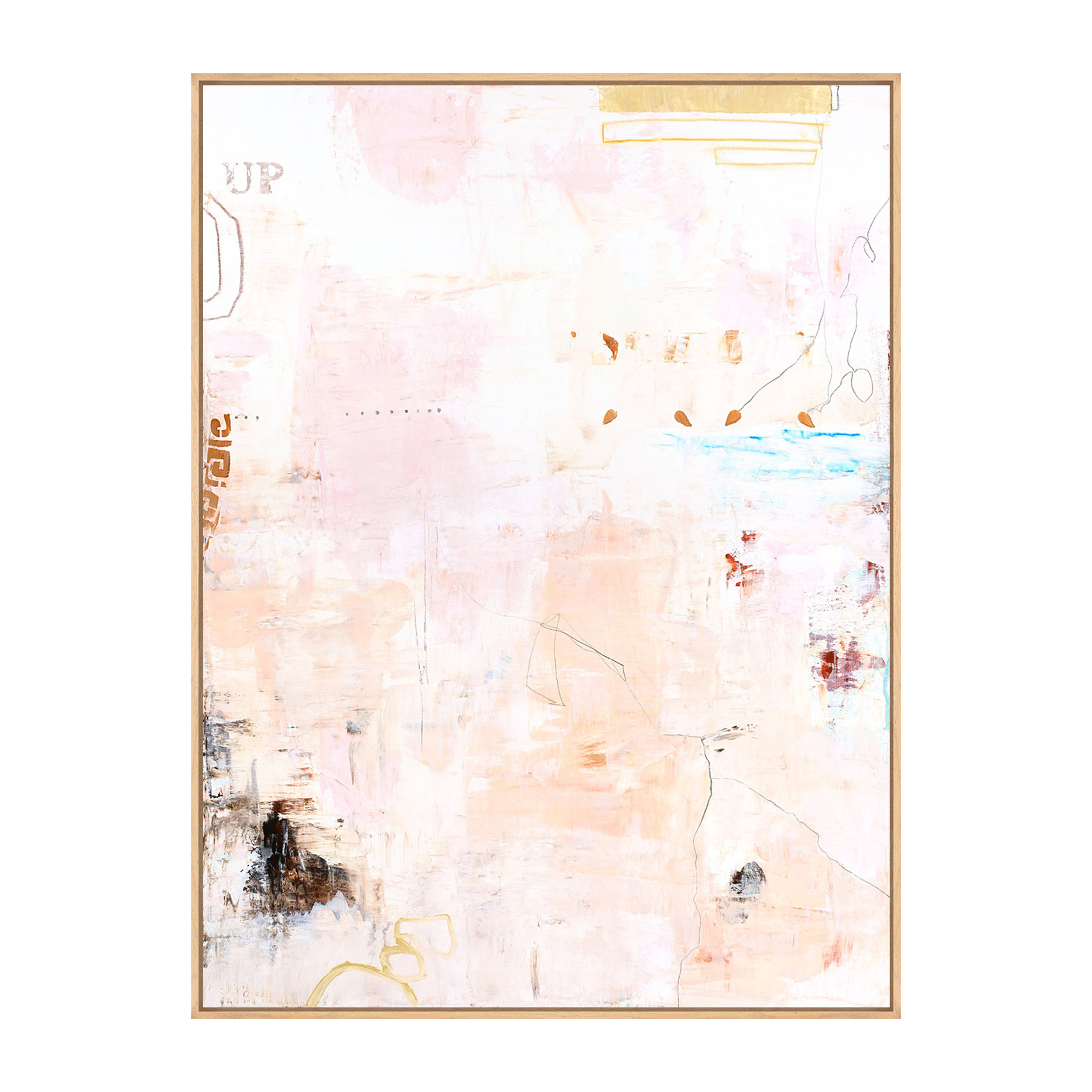 Small Notes Bilde Flytende Eikeramme 90x120
