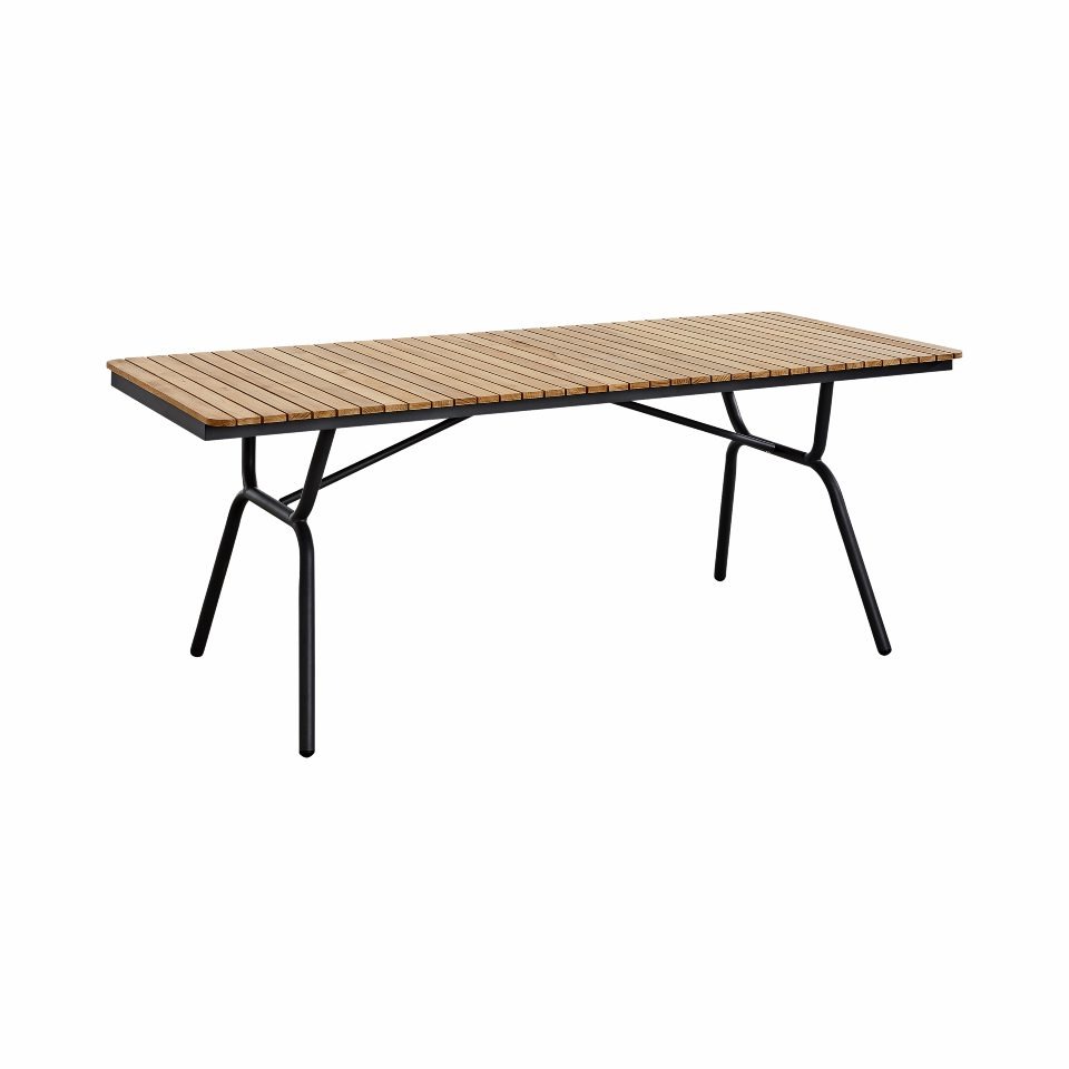Parc Matbord Teak/Anthracite 197x88cm