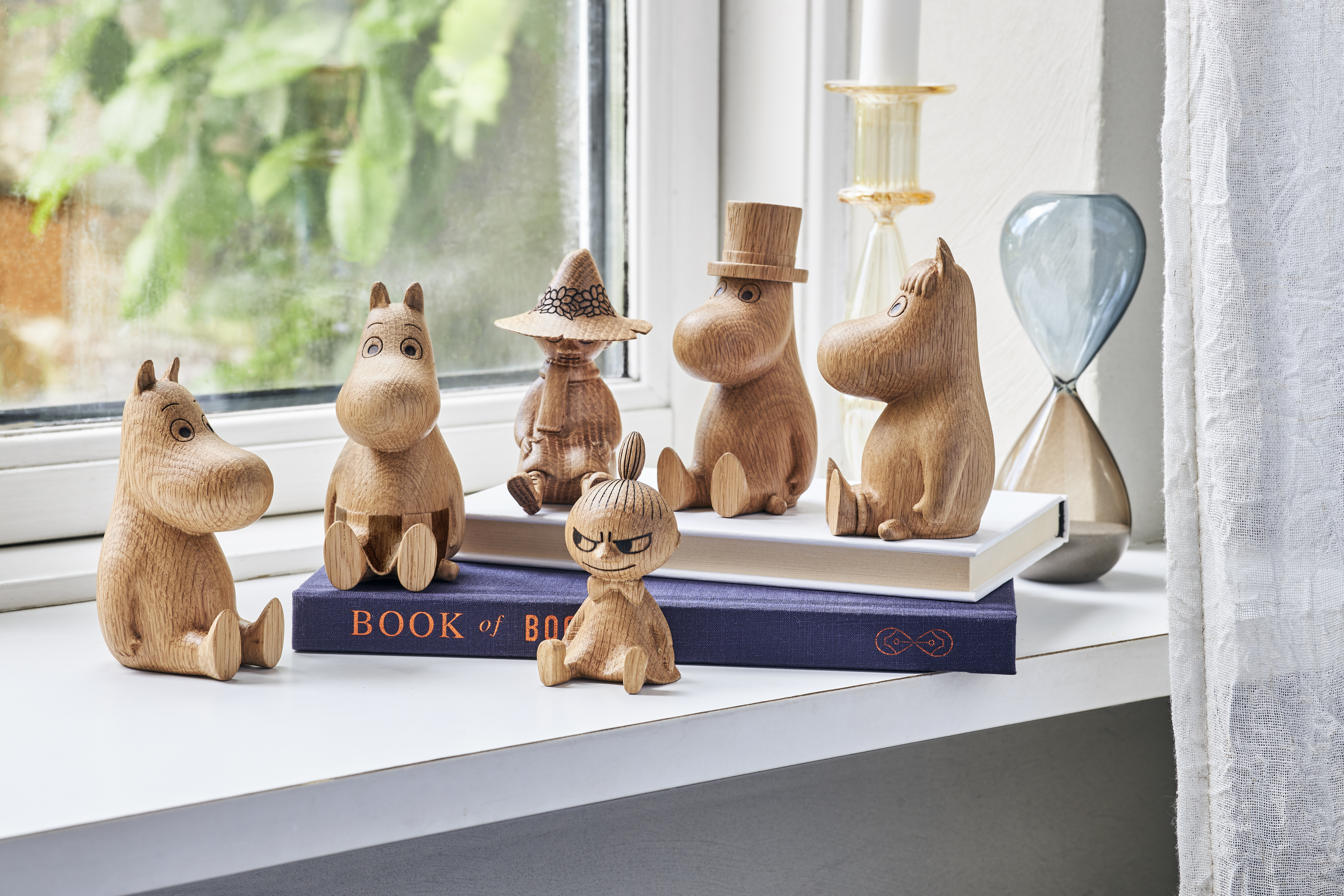 Dsignhouse x Moomin Mumintroll Holzdekoration Muminmama Eiche 10cm