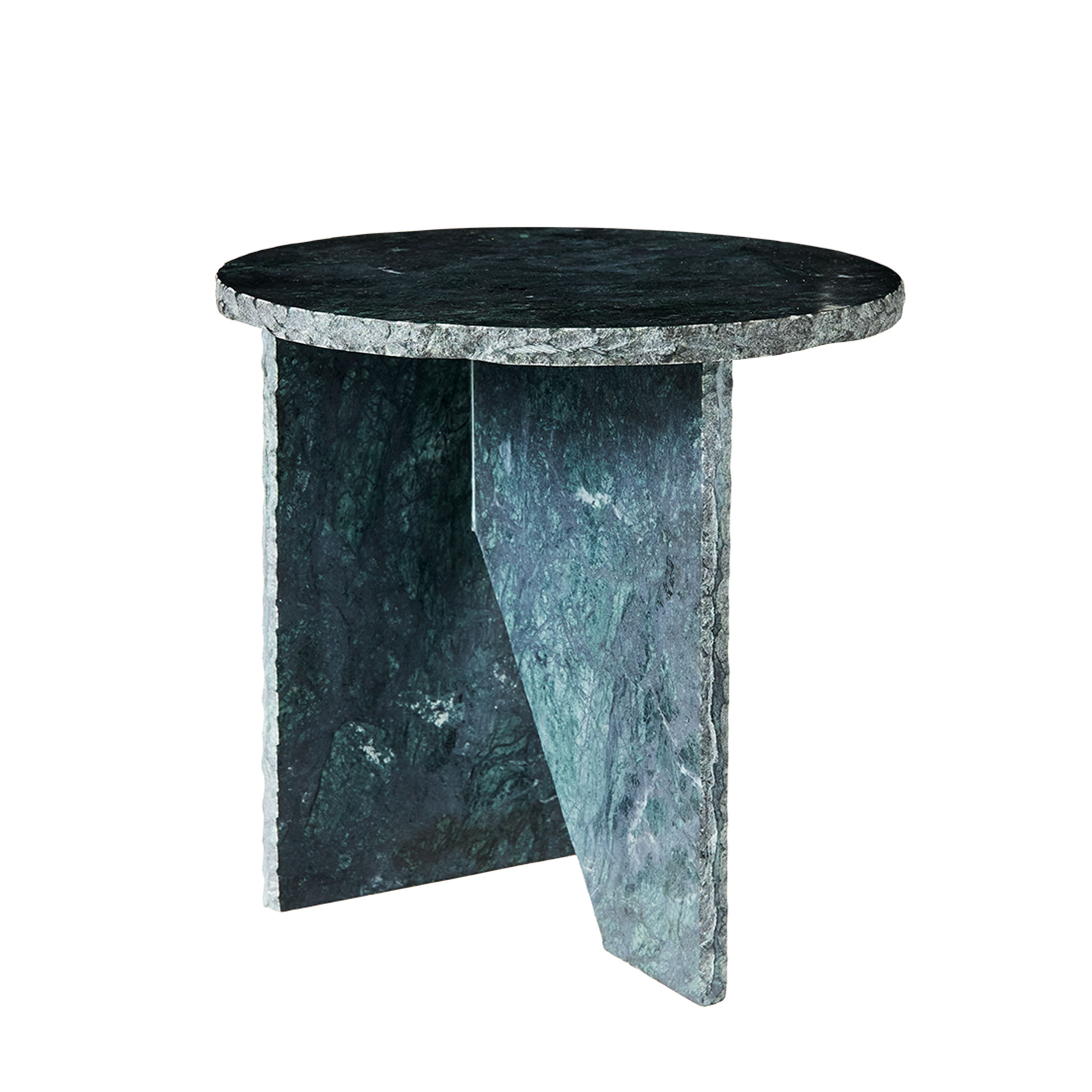 Muubs Verde Sidebord Green Marble Ø40