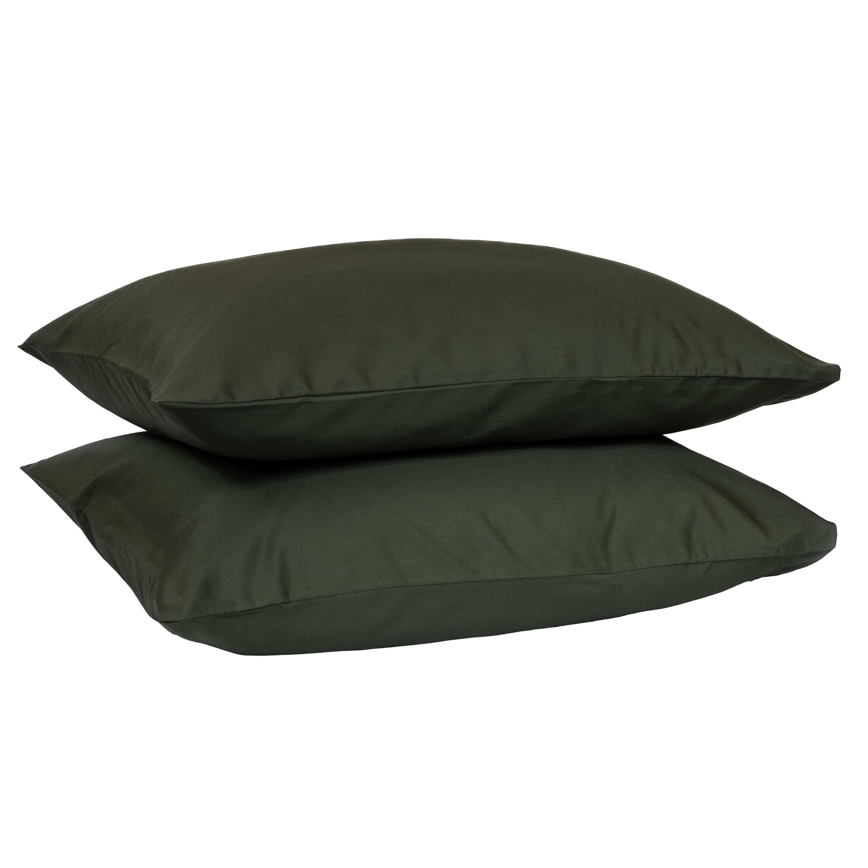 Satin Örngott Forest Green 50x60 2-pack