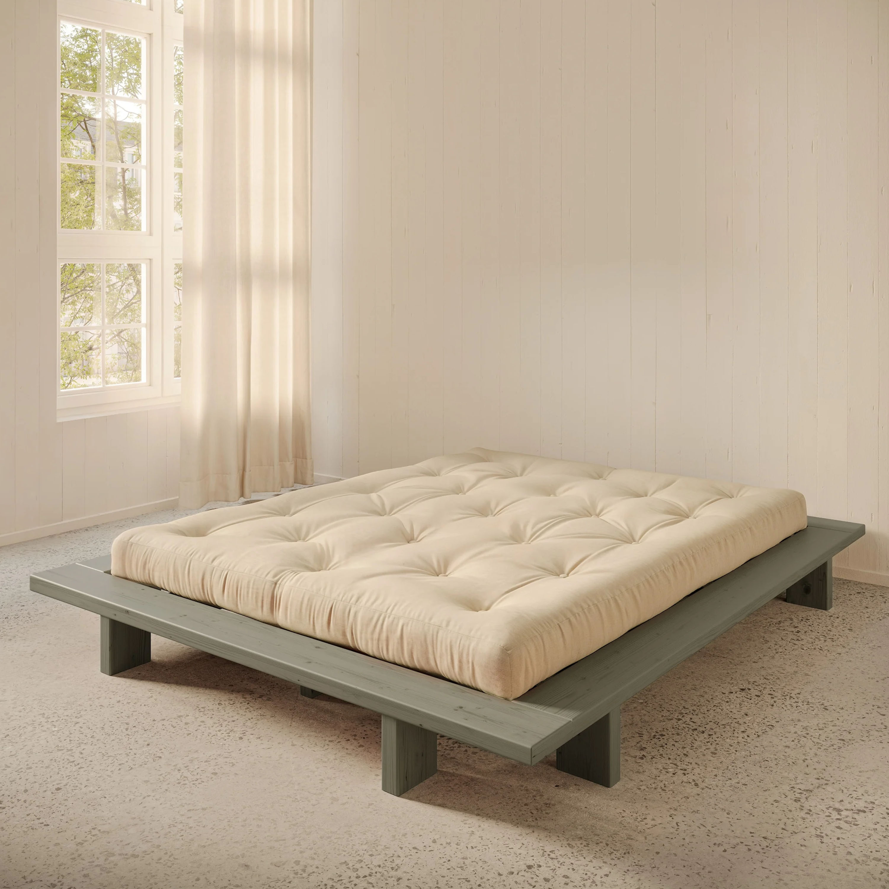 Karup Design Japan Bettrahmen Sage Green 160x200