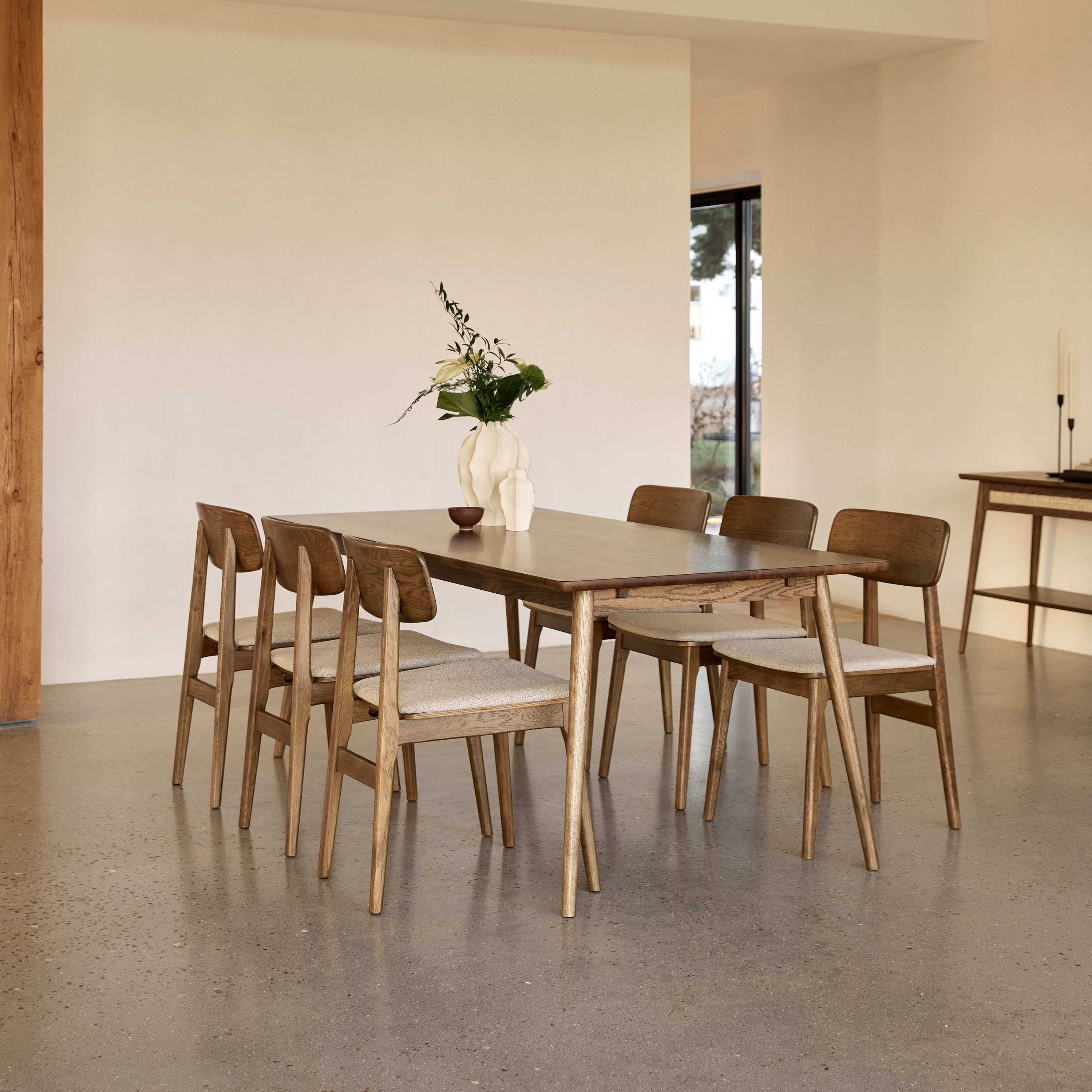 Nordic Home Sofia Ruokapöytä Smoked Oak 190cm