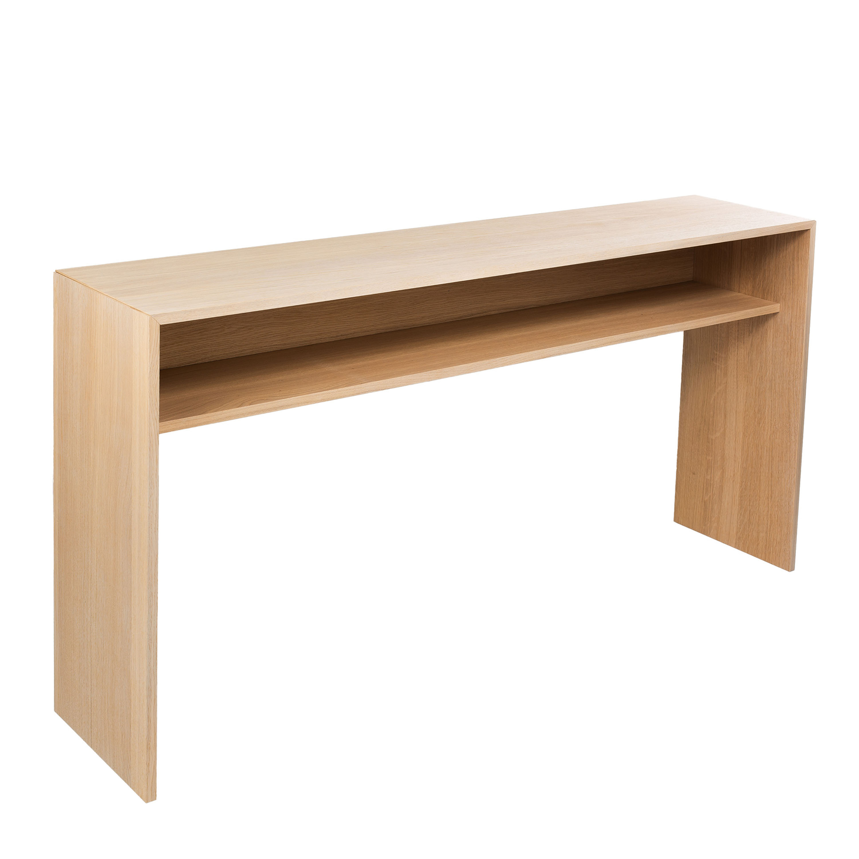 Sleepo Collection Esme Konsolentisch mit Ablage Weißgeölte Eiche 160cm