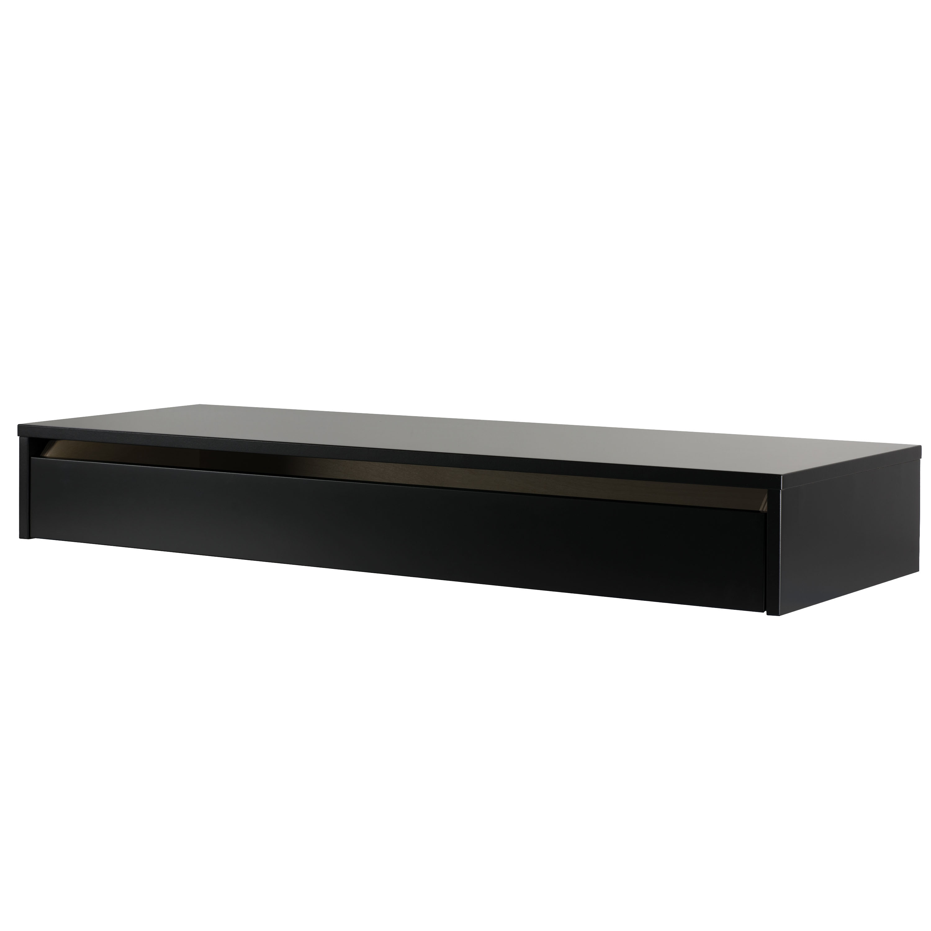 Pythagoras Vägghylla Black 27x80cm