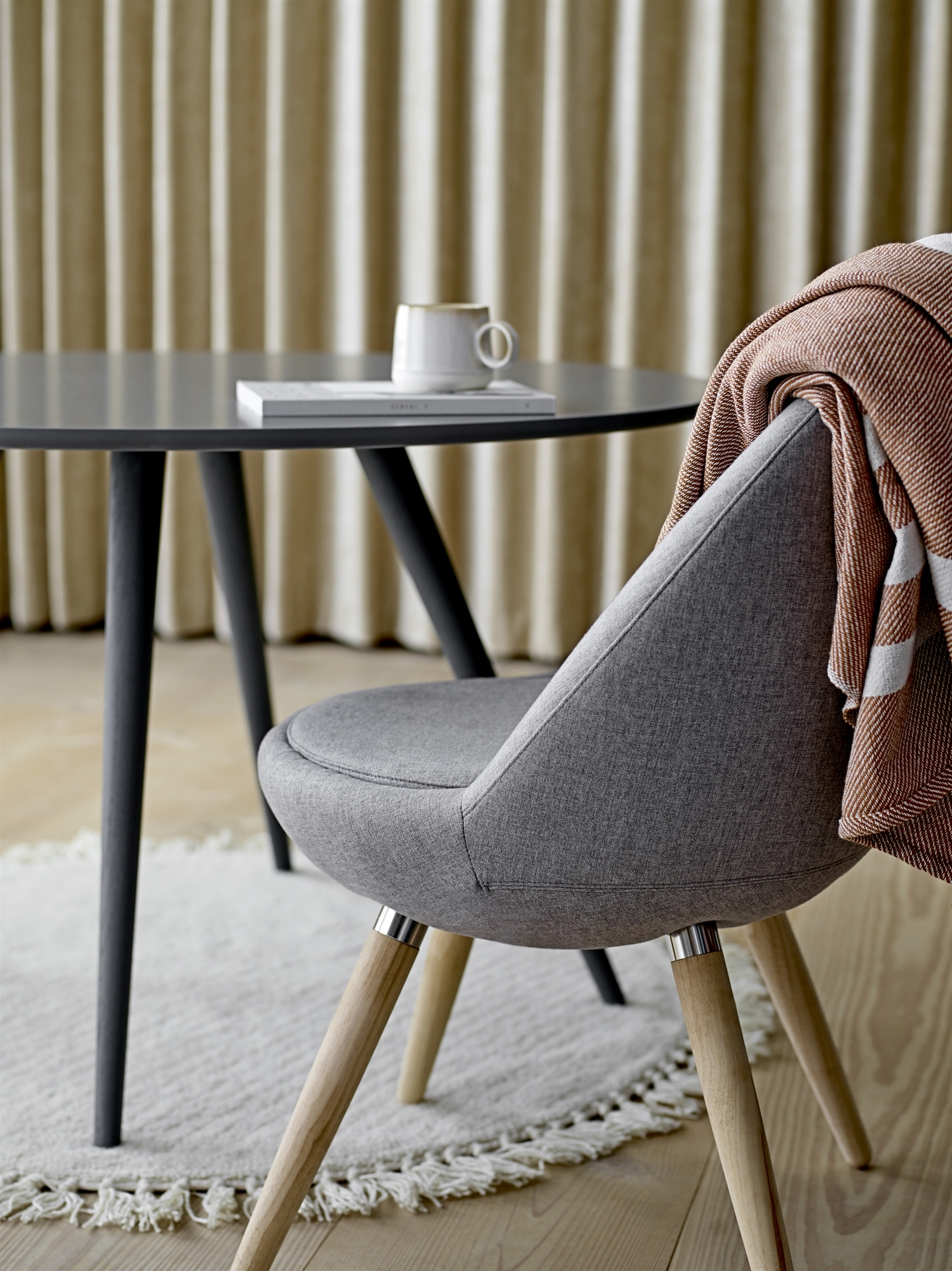 Bloomingville Sabrina Pyöreä Villamatto Ø110