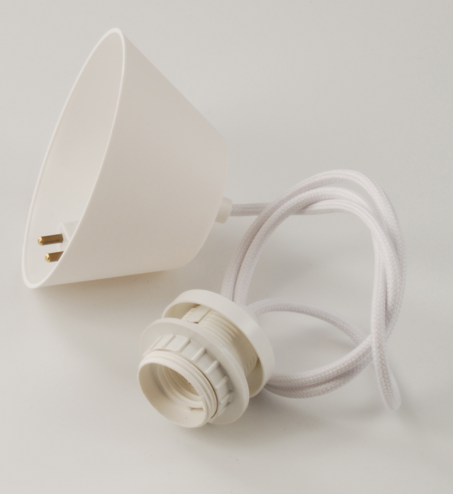 Ripustin E27 Valkoinen