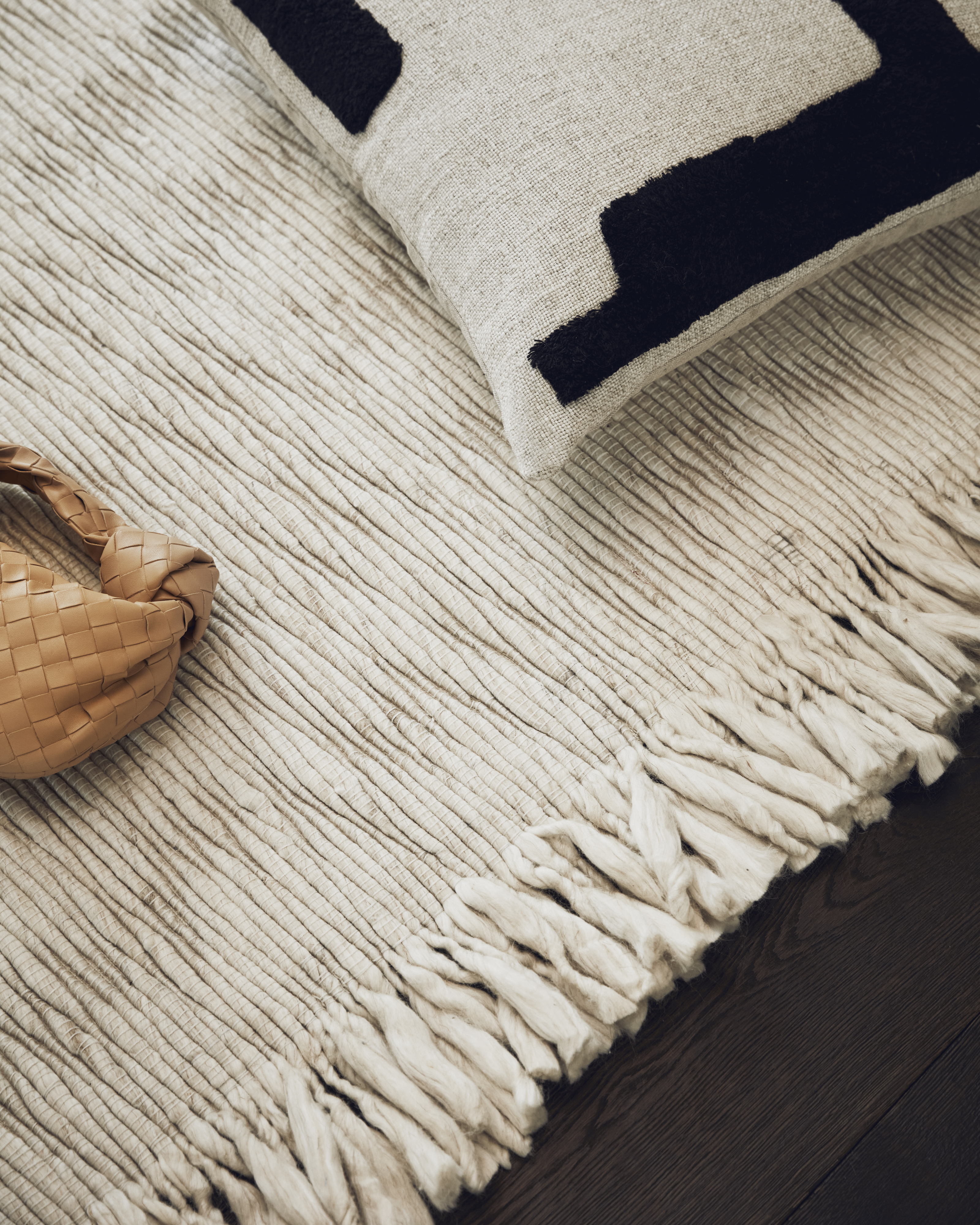 Tinted Fagerlund Wollteppich Beige/Offwhite 170x240