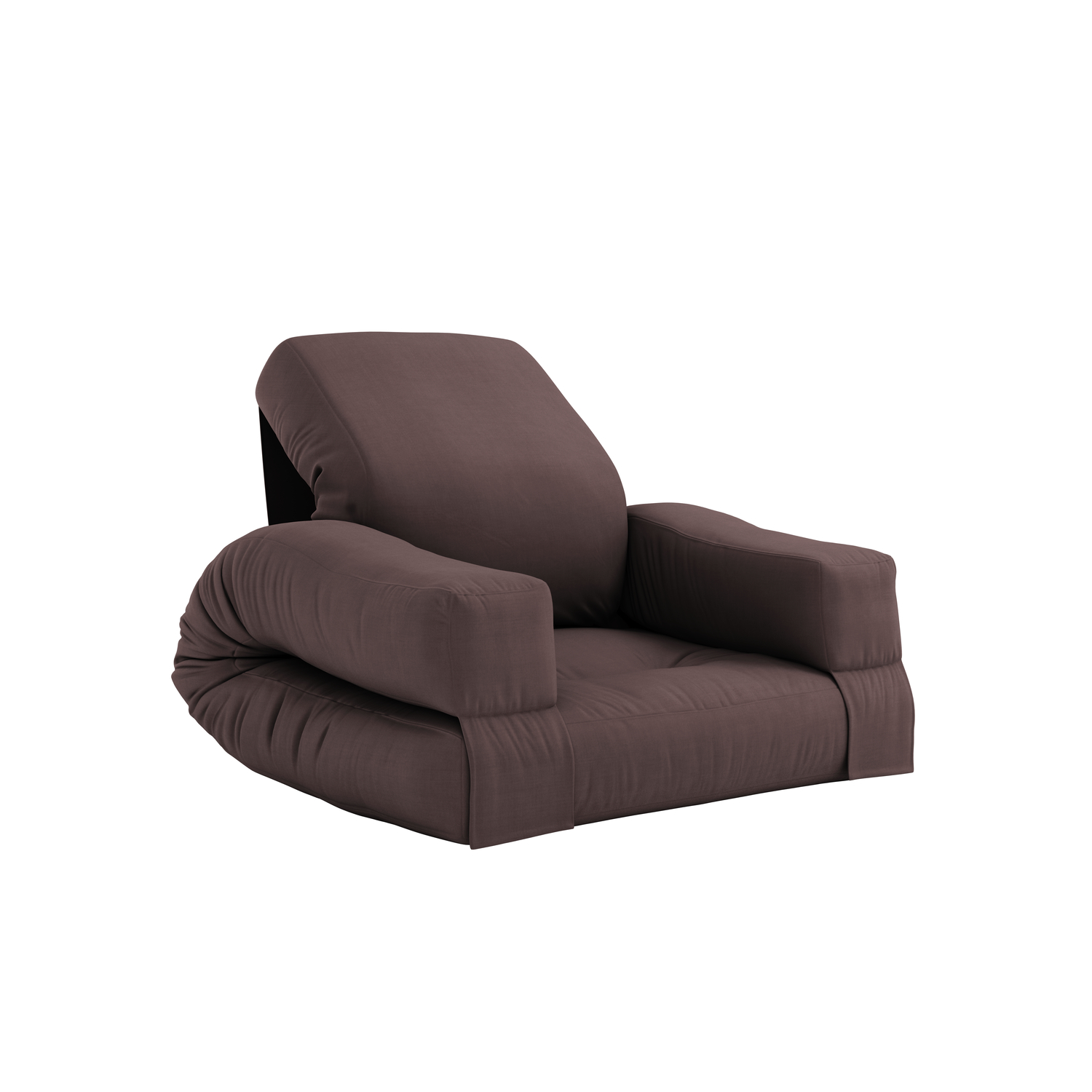Karup Design - Mini Hippo Loungestol Brown - Brun - Barnmöbel, Barnrum