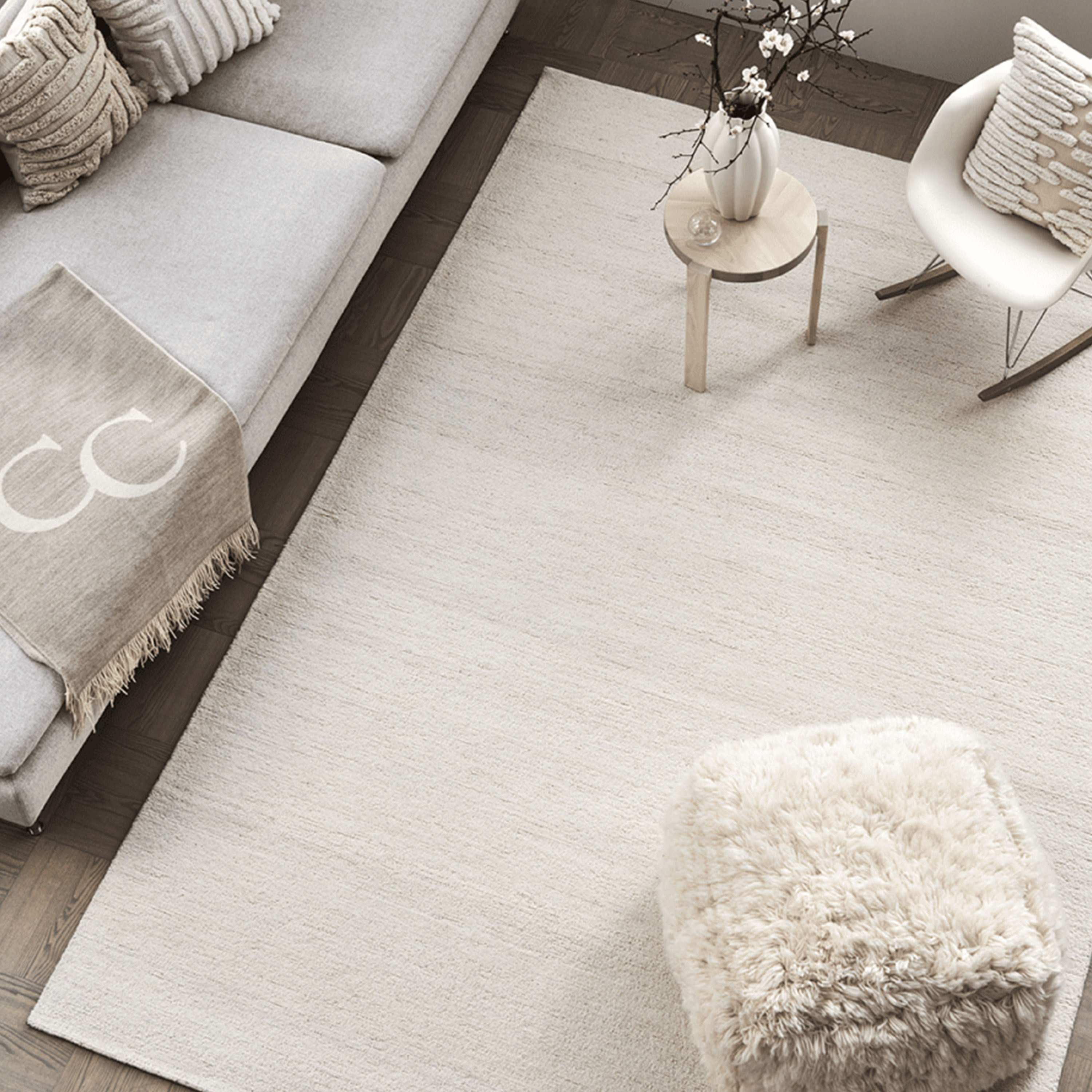 Classic Collection Boucle Ullmatta Ivory 170x230