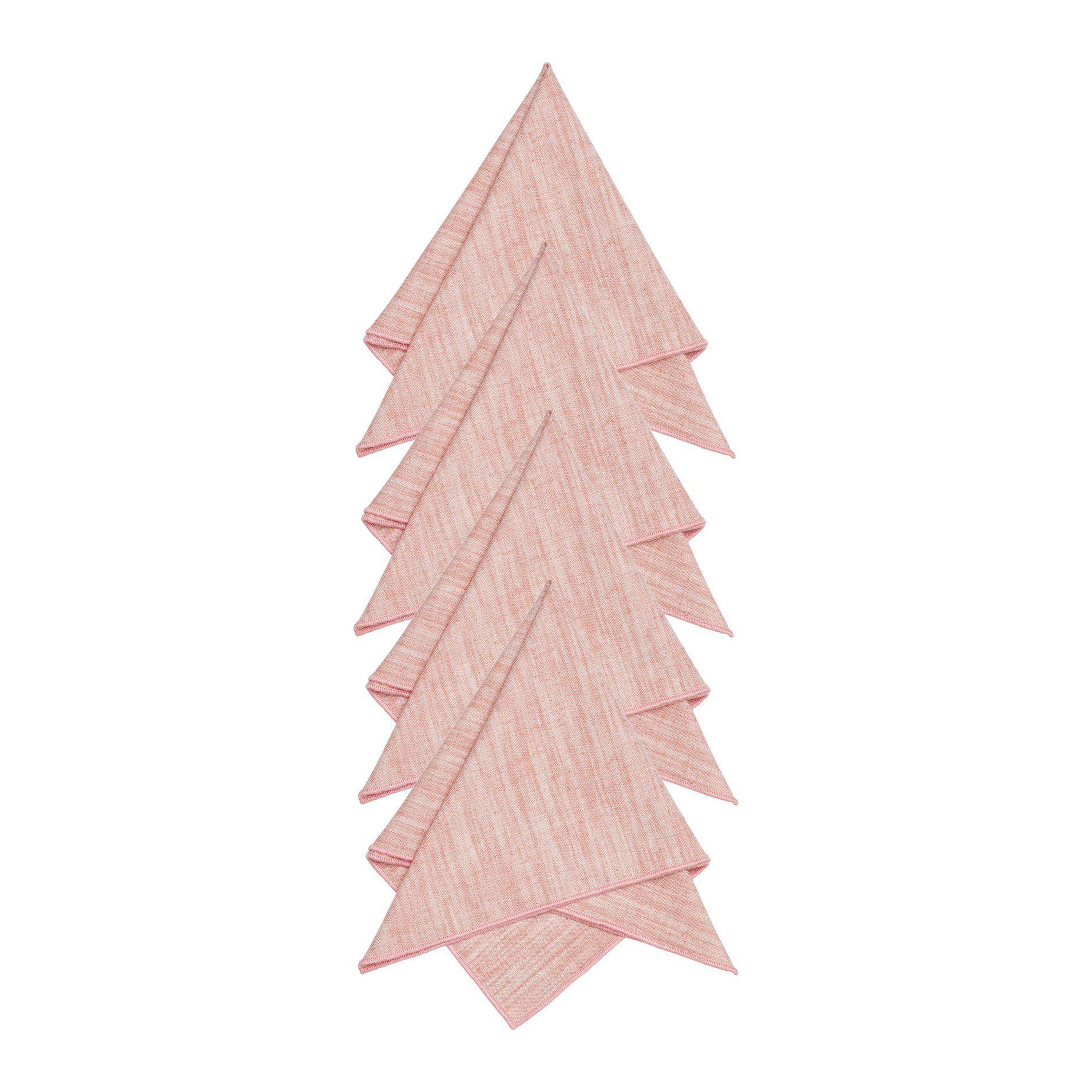 Sabina Serviett Rosa 45x45 4-pk