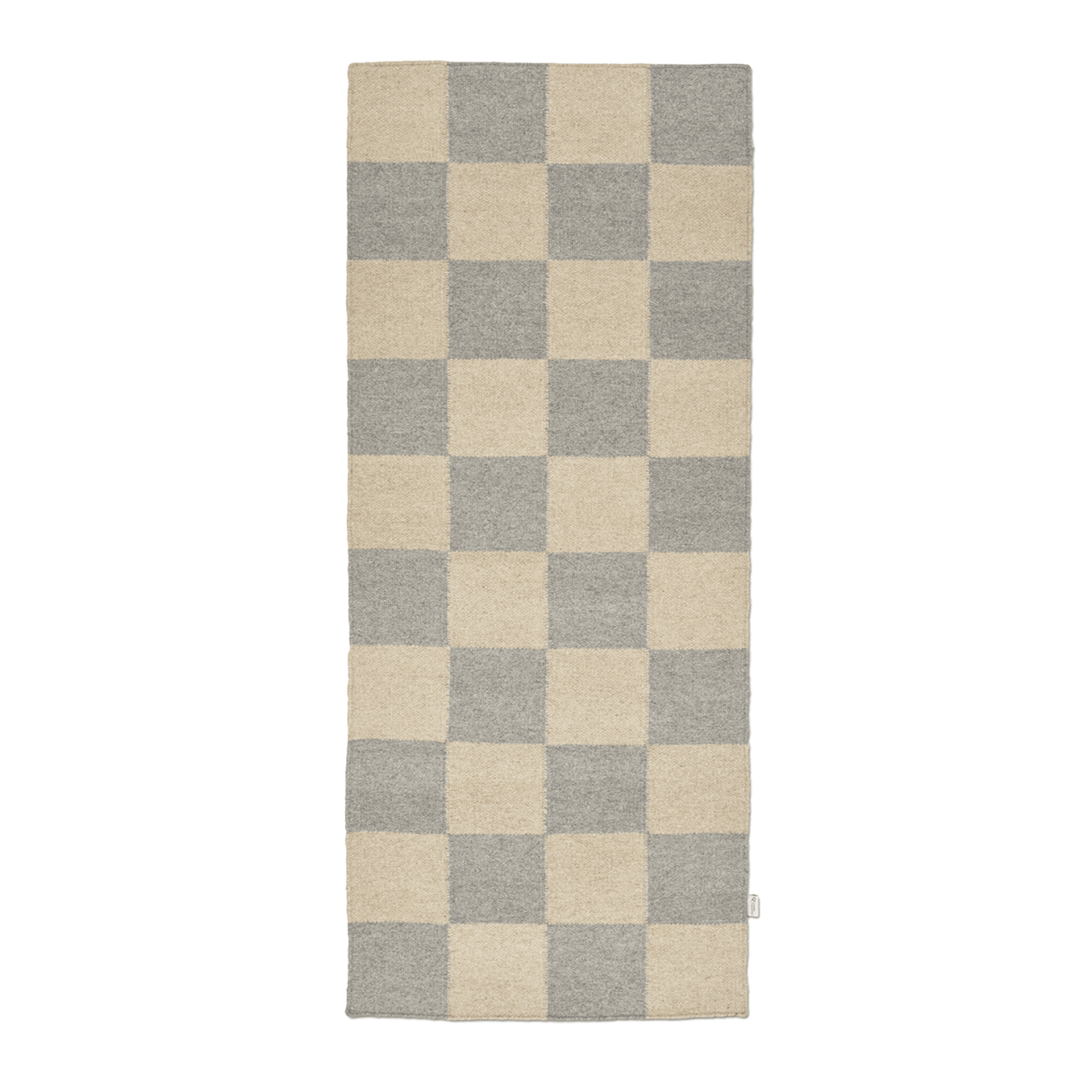 Square Gångmatta Grå/Natur 80x240