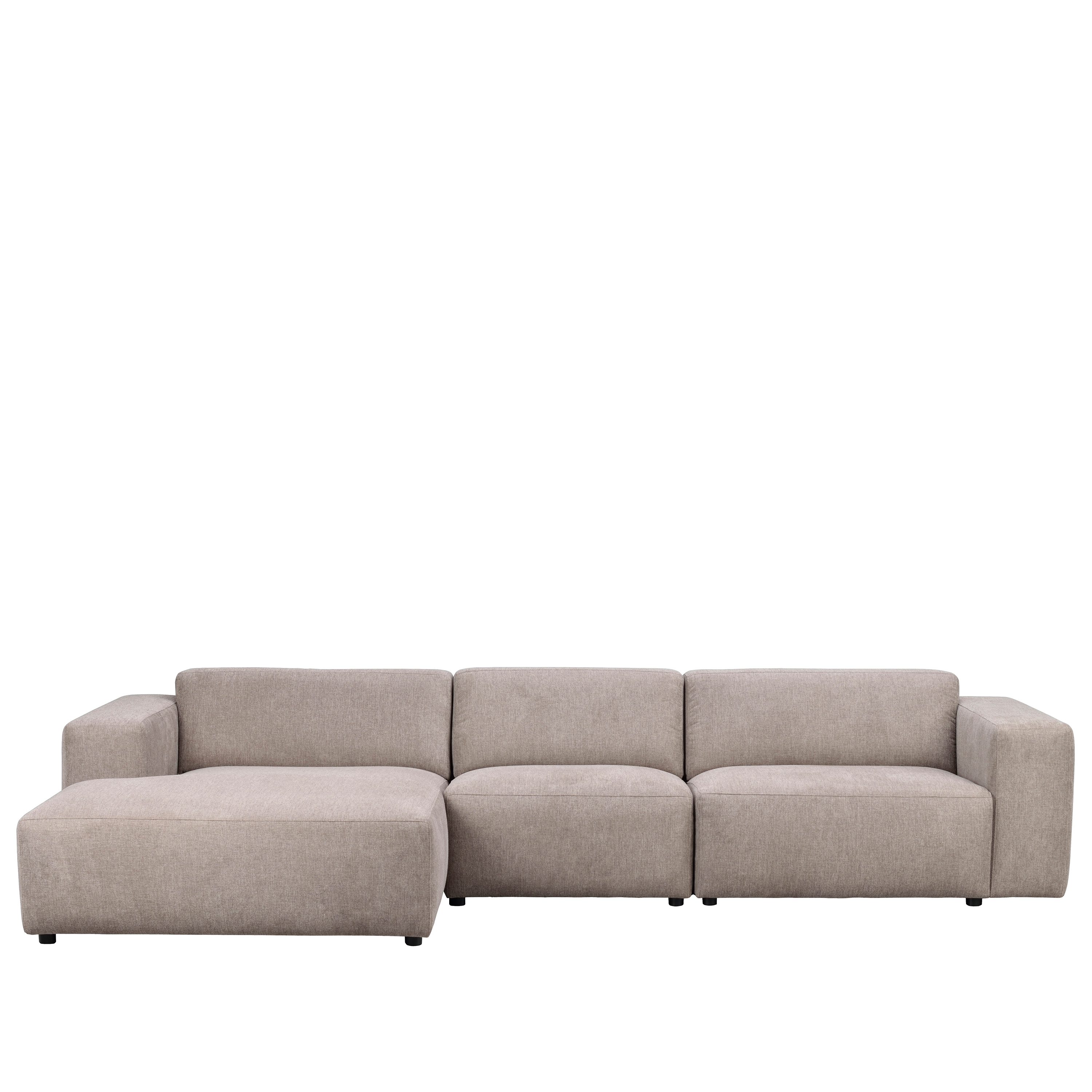 Willard 4-Sitzer Sofa mit Chaiselongue links, Beige