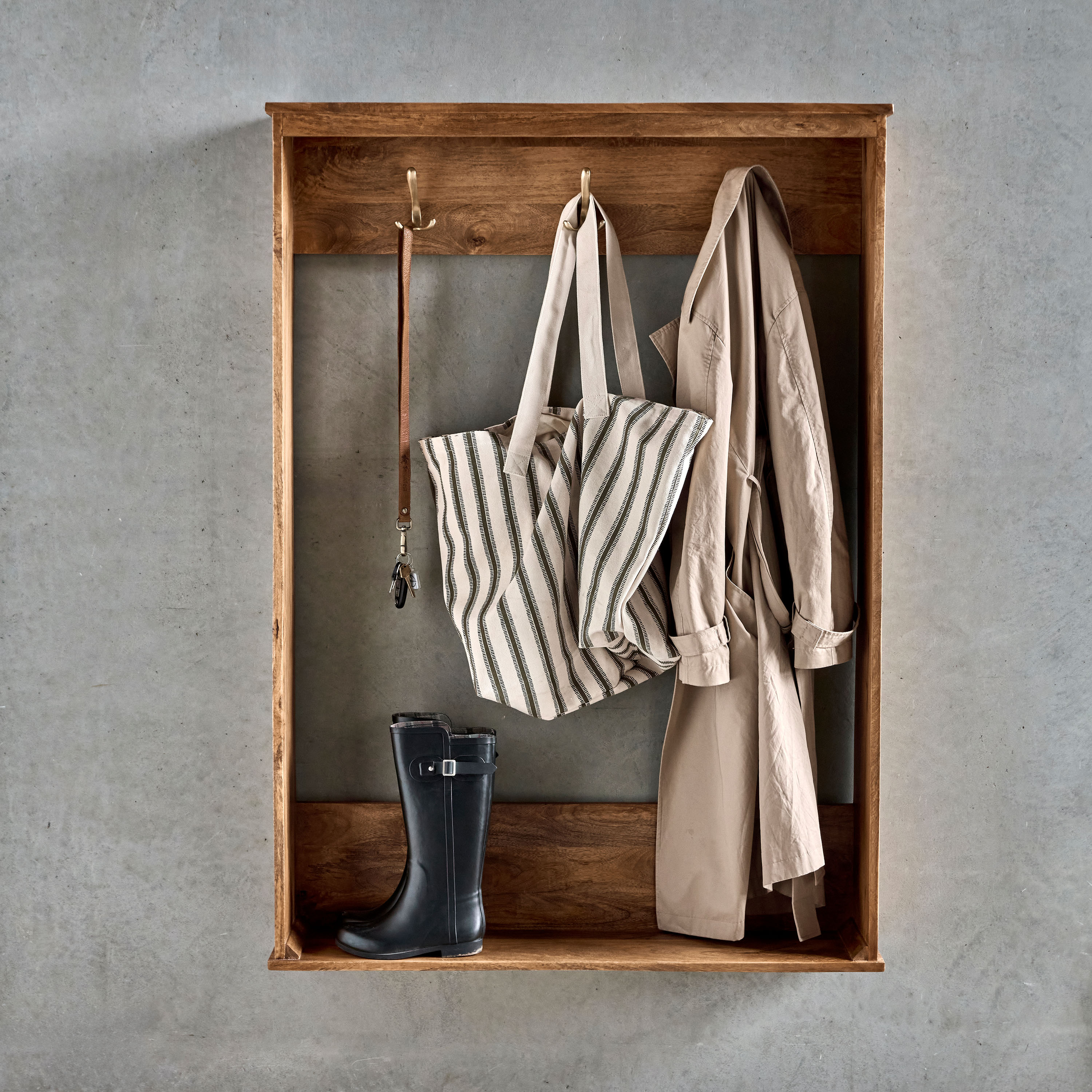 House Doctor Balance Kleiderständer Antikbraun 100 cm