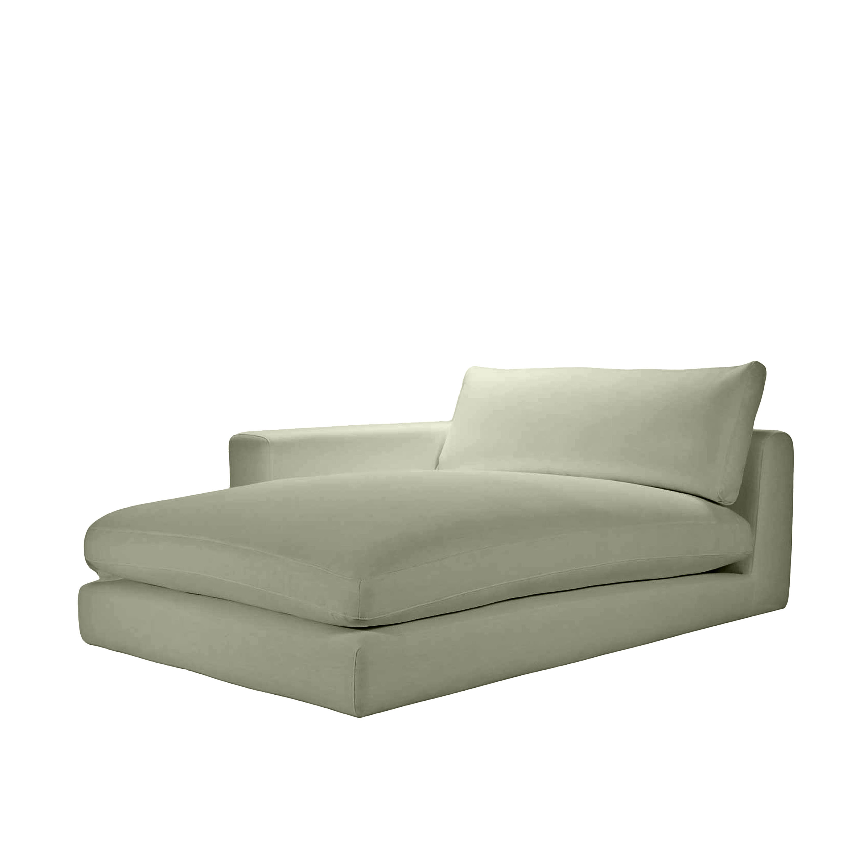 Capri 1,5-seter divanmodul med venstre armlene Green 142x184