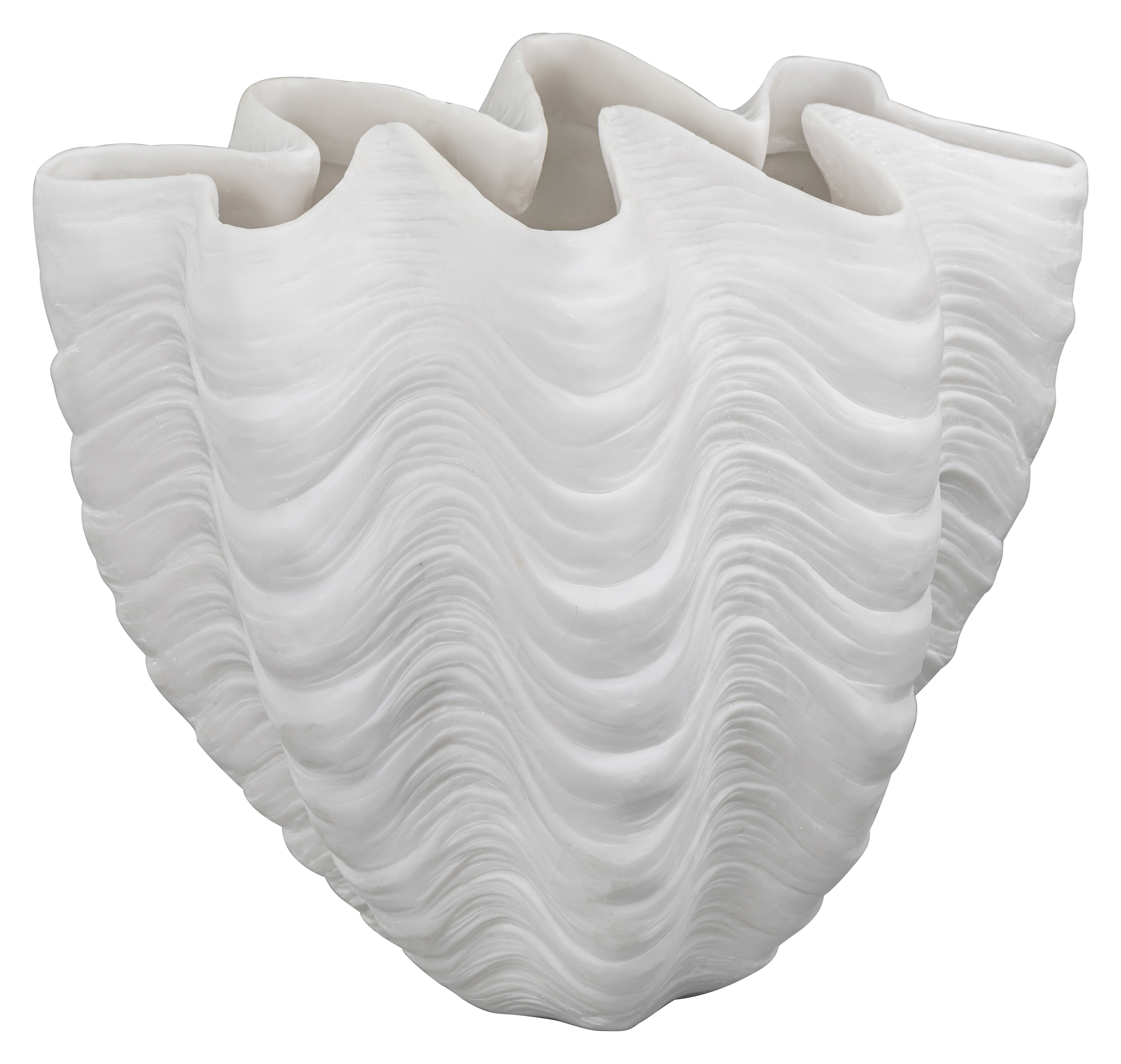 Mette Ditmer - Shell Vas Offwhite Large - Vit