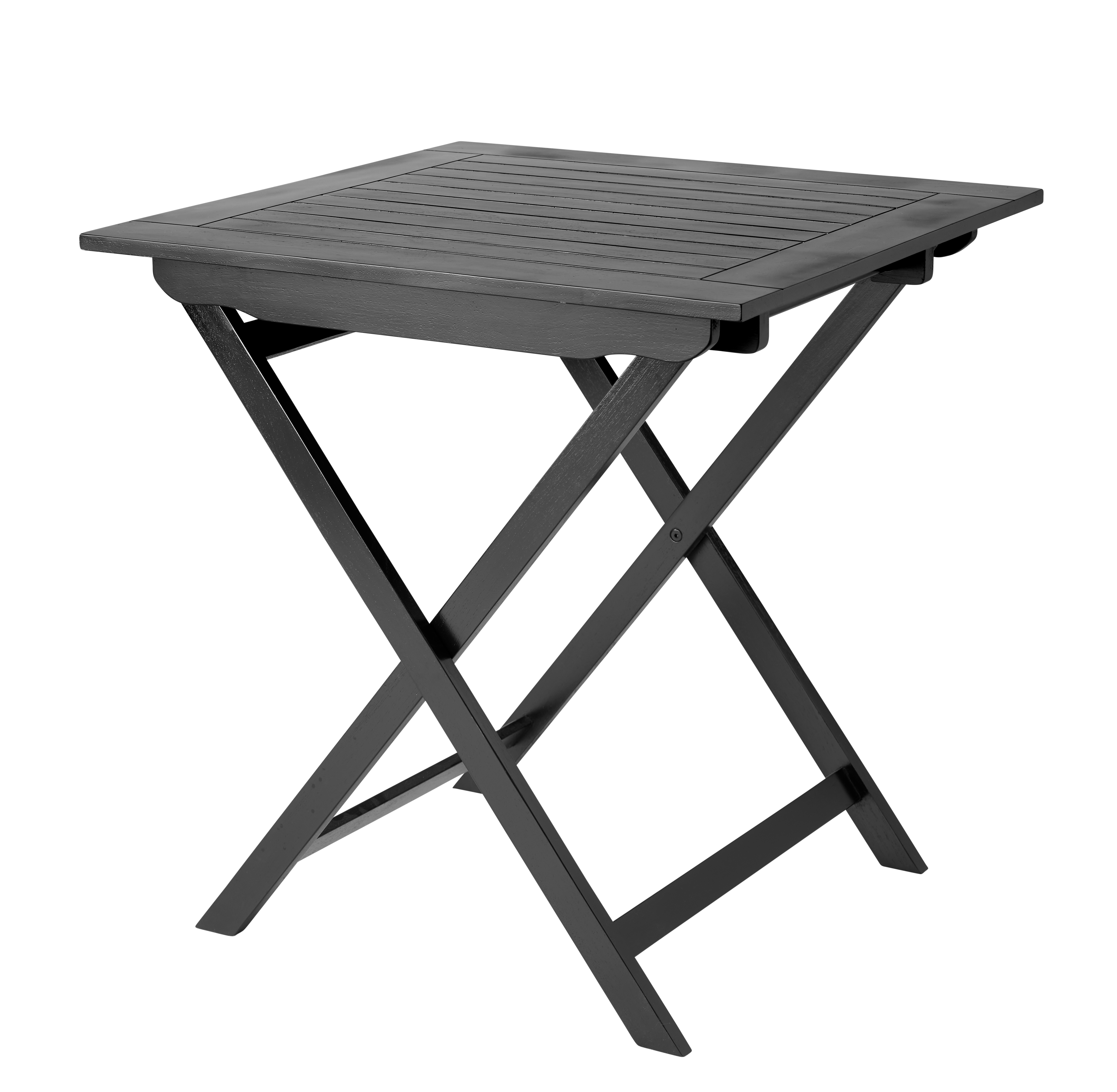 Cinas York Spisebord Svart 70 x 70 cm