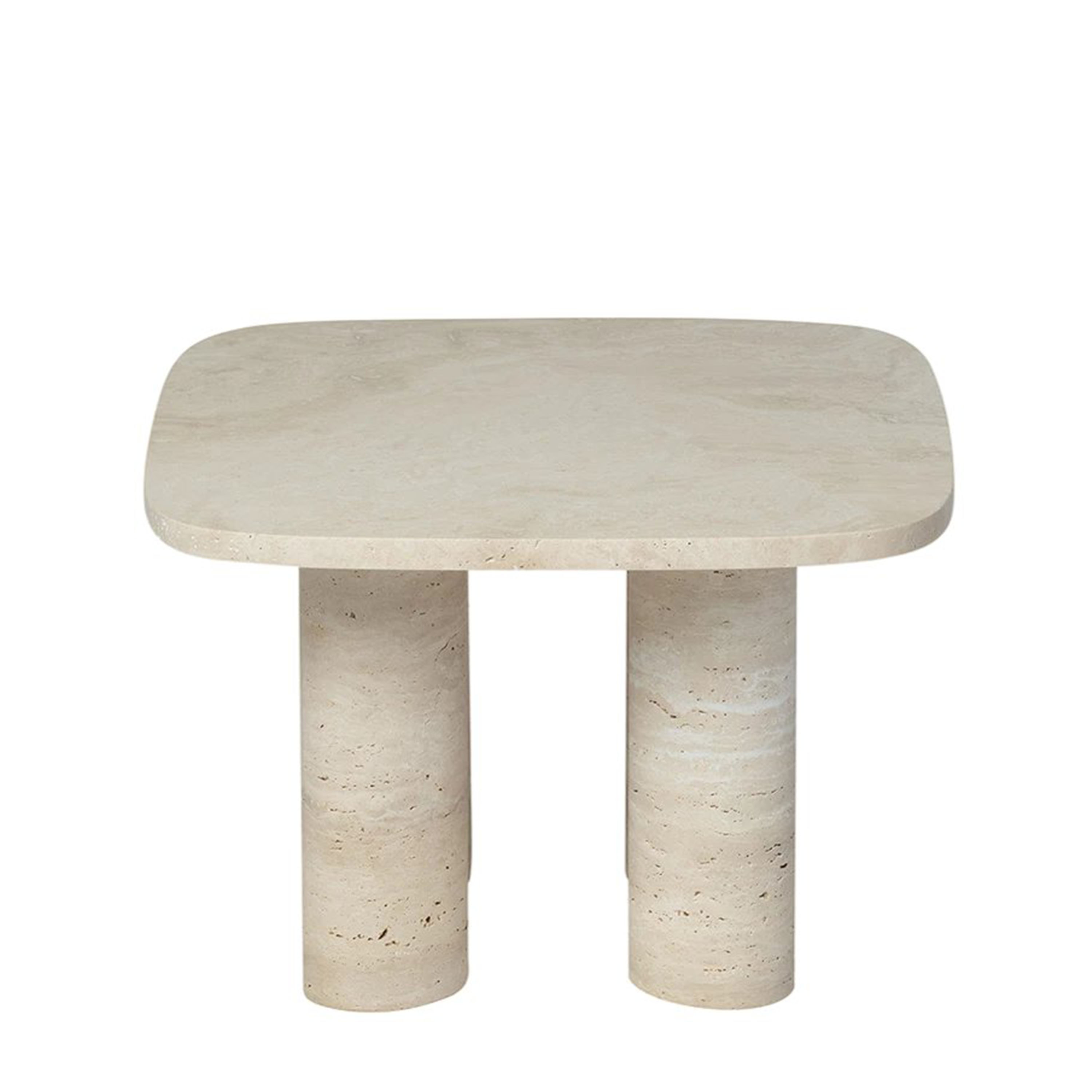 Volos Sidobord Travertine 52x52