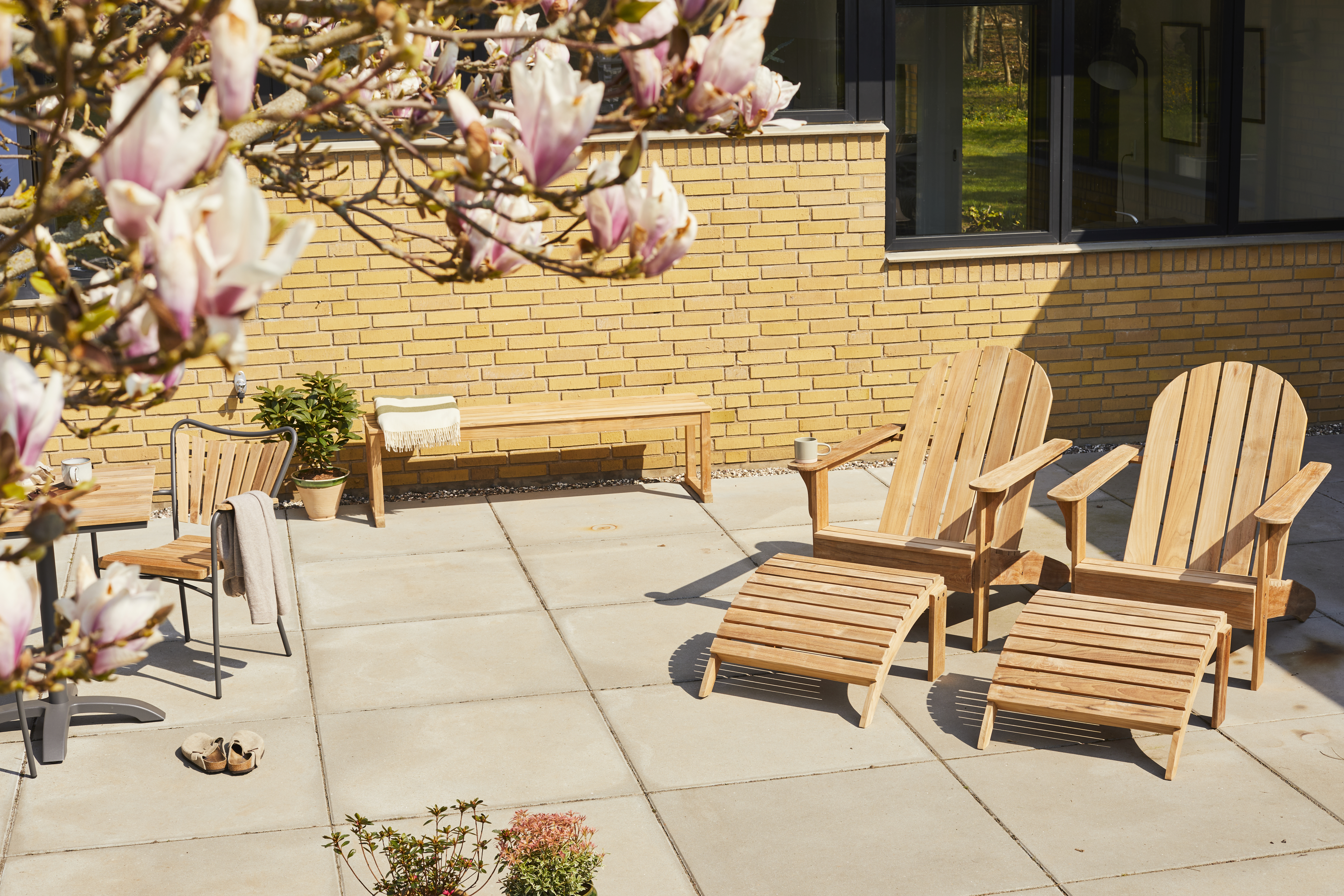 Cinas Adirondack Fluktstol Teak