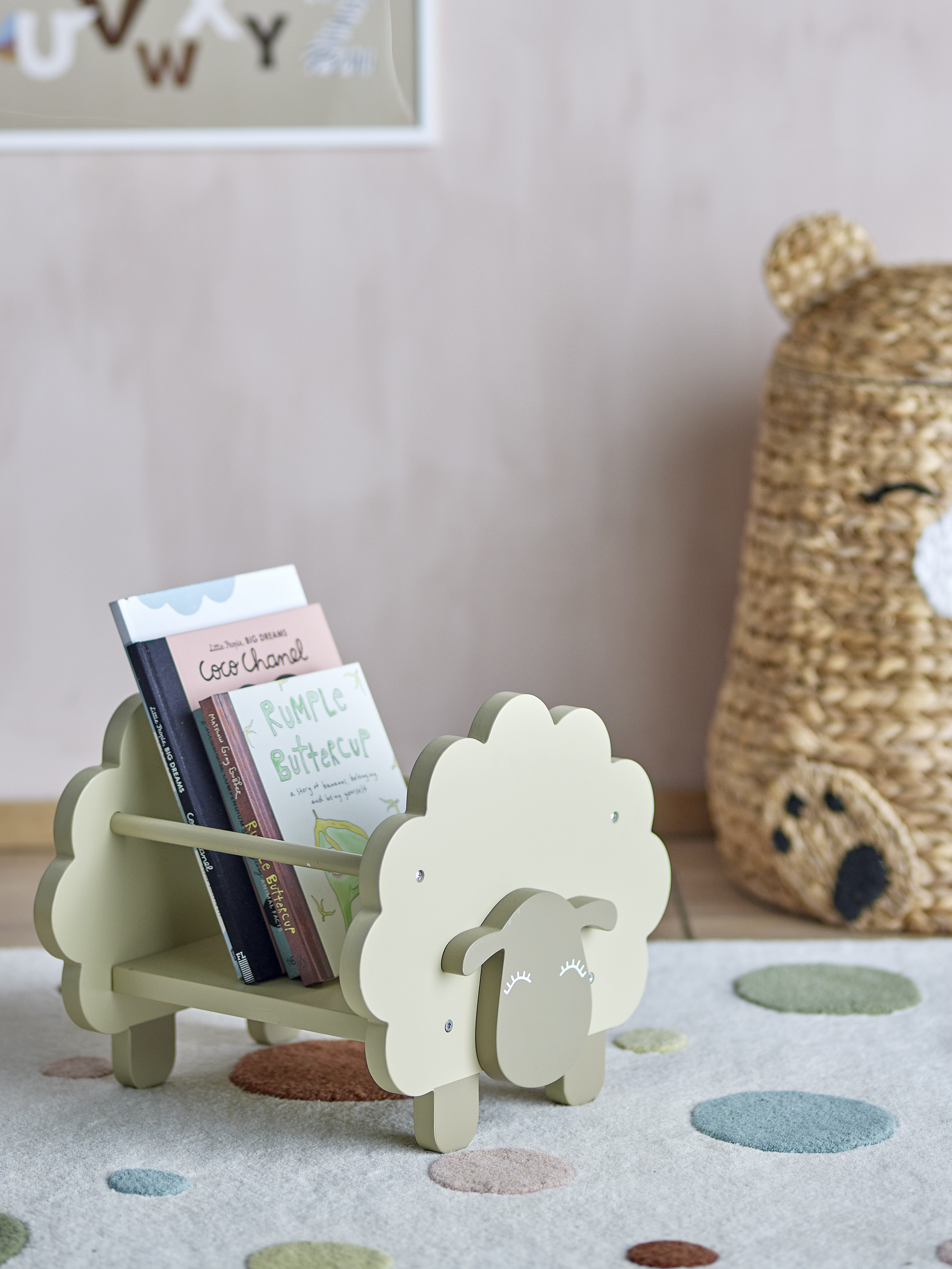 Bloomingville Dolly Buchstütze Grau 30x35cm