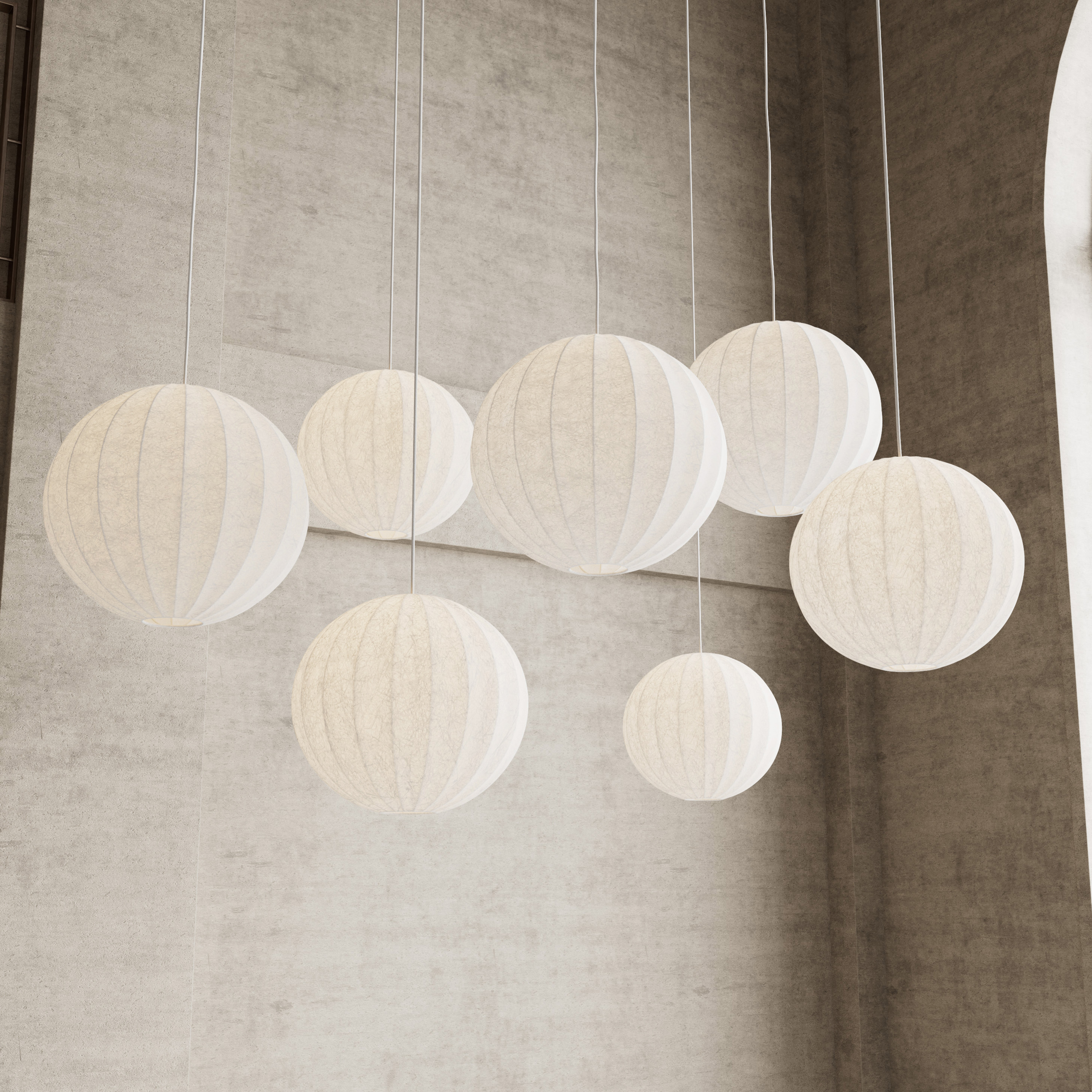 Novoform FW01 Malmö Cocoon Deckenleuchte Ø50