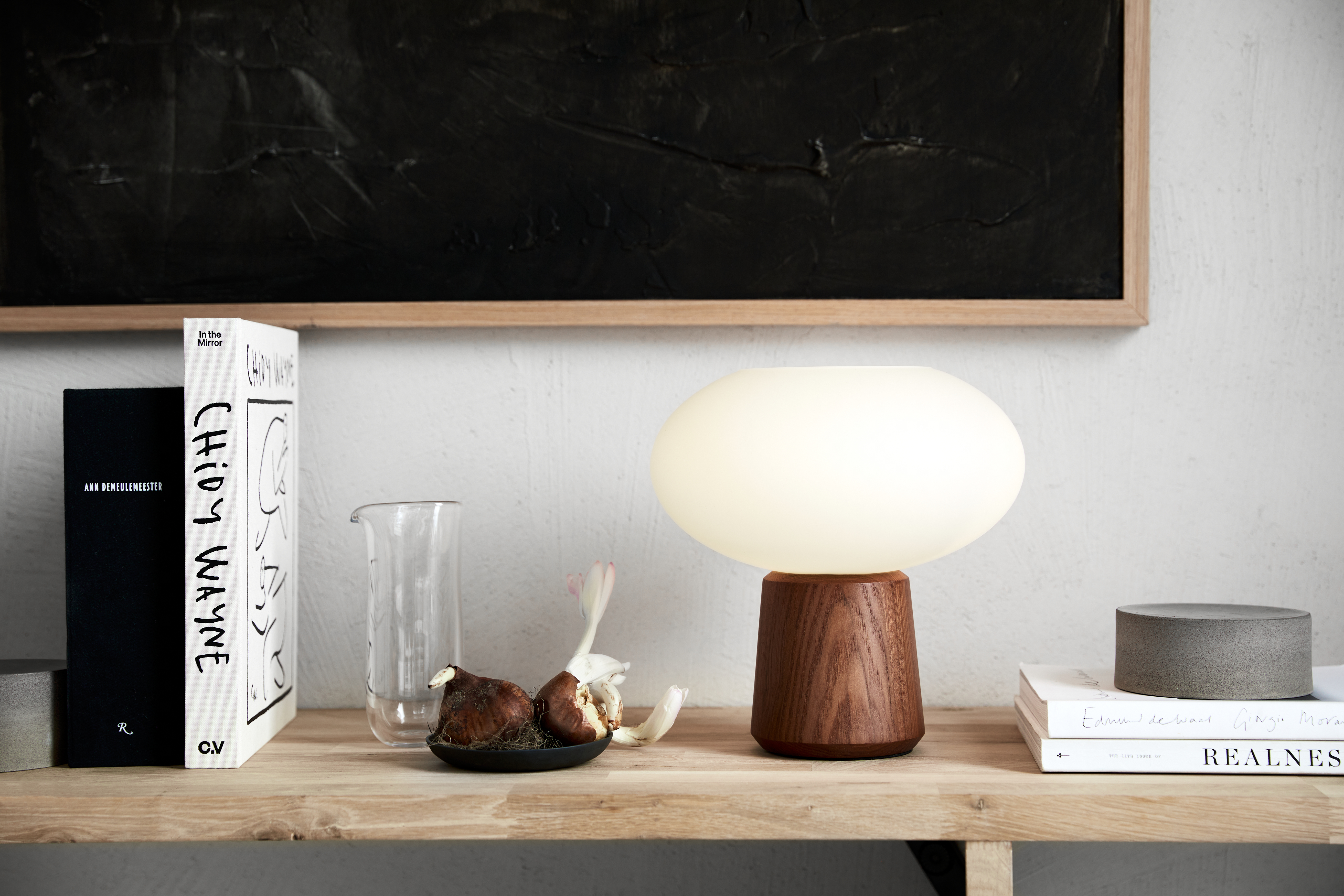 Watt &amp; Veke Olivia Pöytävalaisin Tumma Saarni 27cm