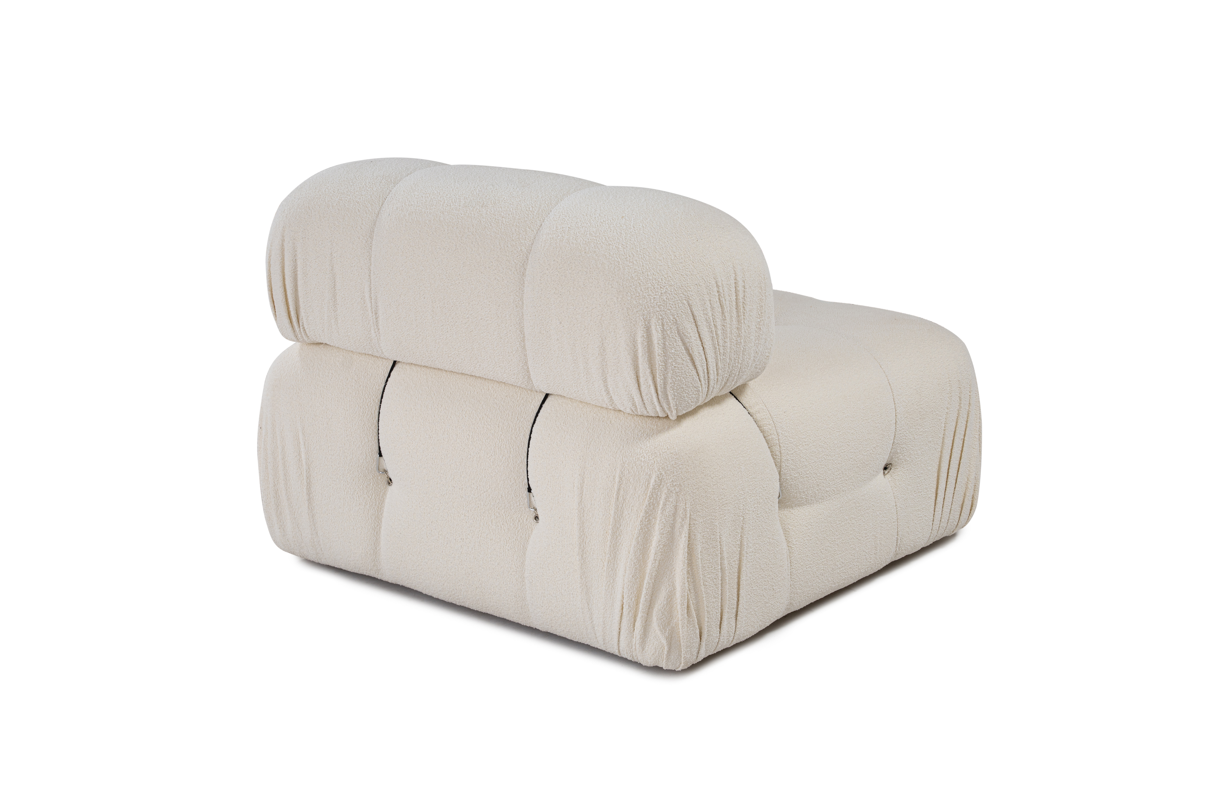 Sleepo Collection Blanca Keskimmäinen Moduuli White Bouclé